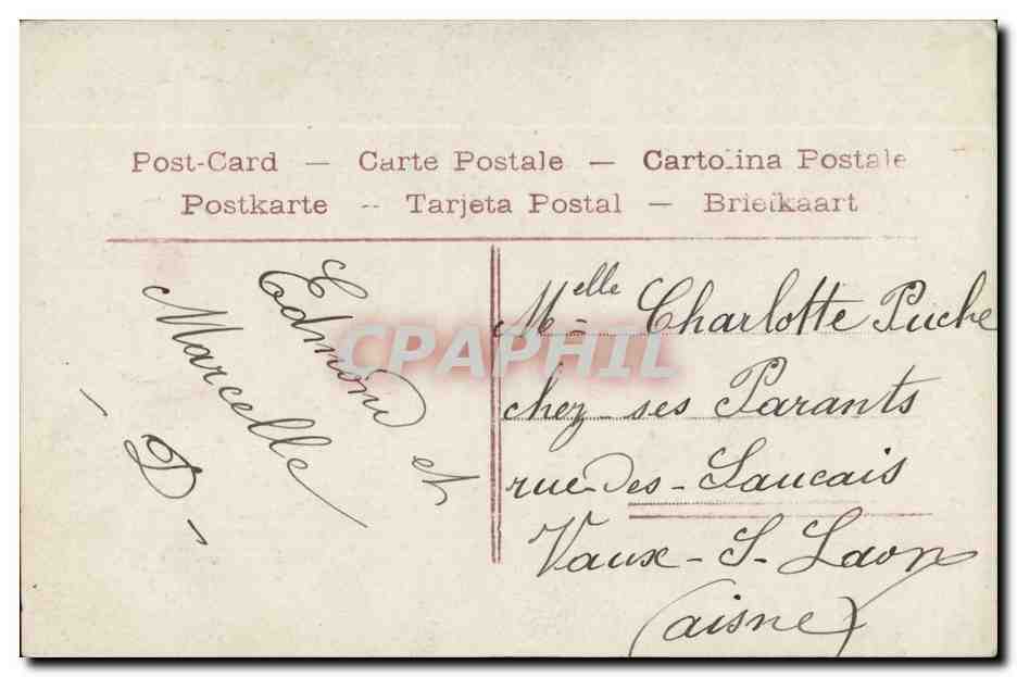 CPA Fantaisie Enfant — Rückseite