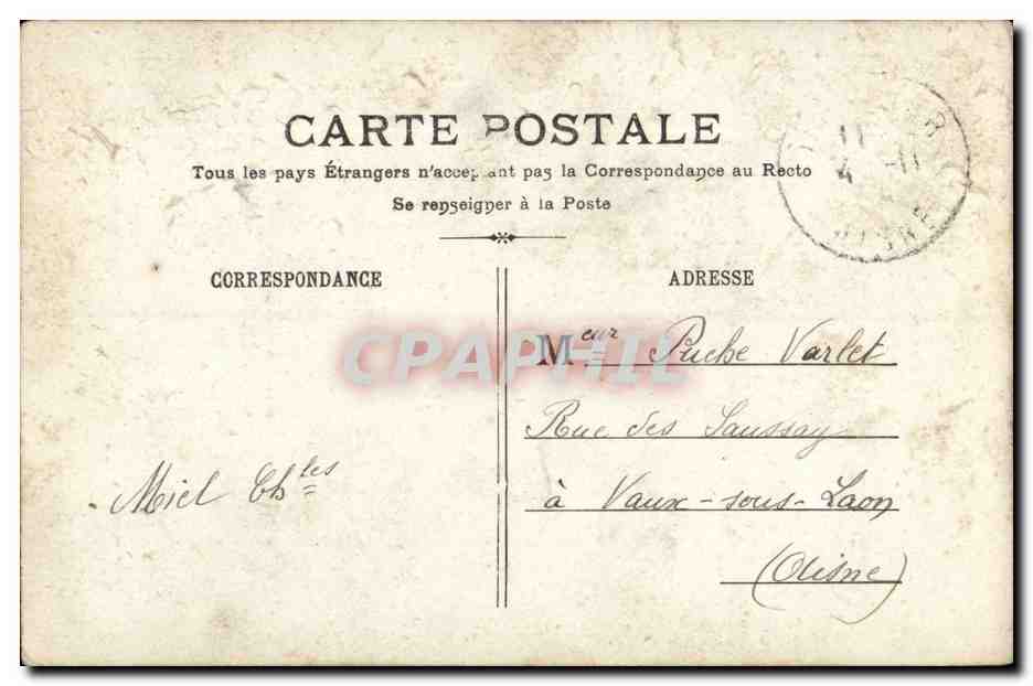 CPA Fantaisie Enfants Bonne fete — Rückseite
