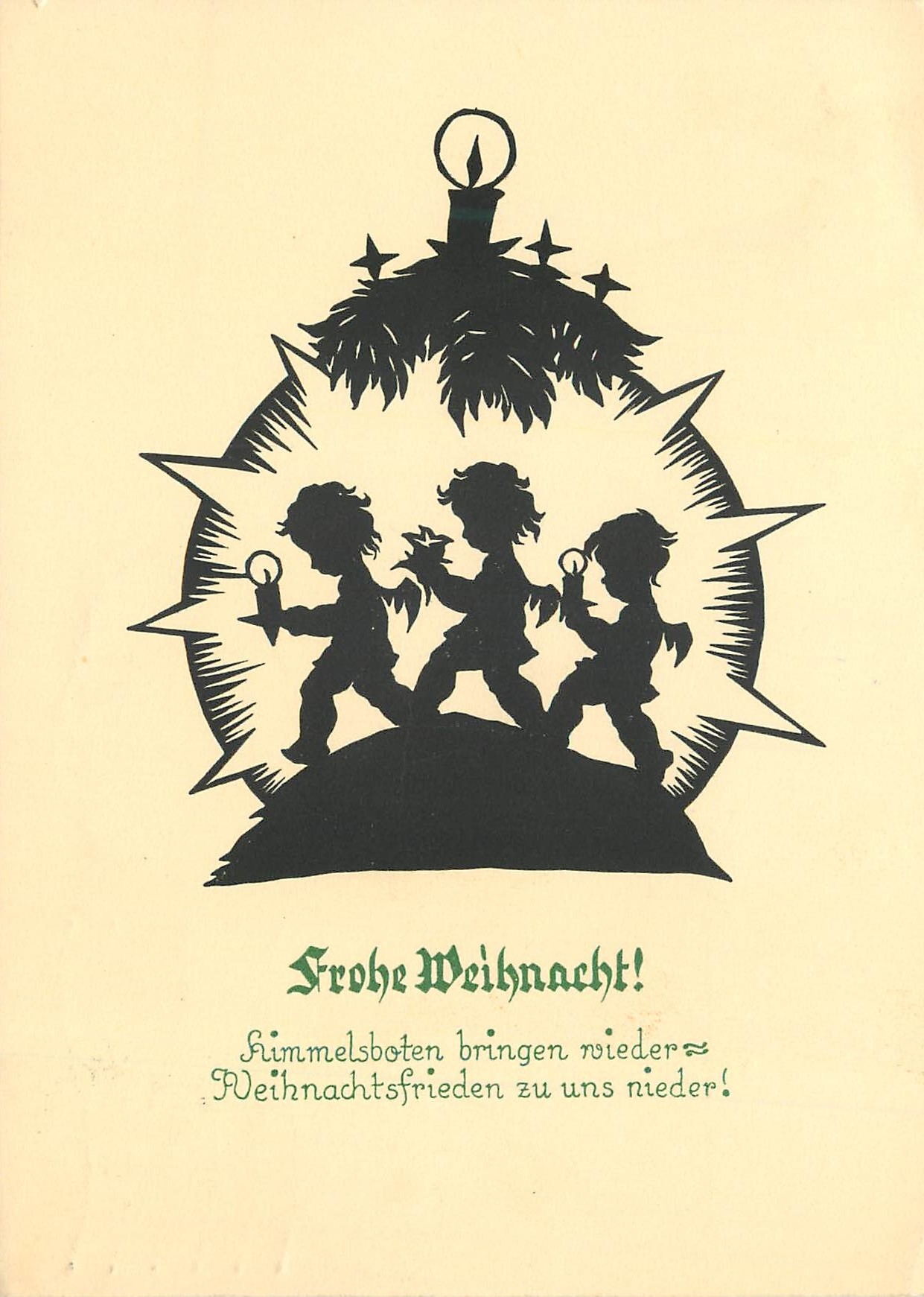 CPM Frohe Weihnacht-Weihnachtsfrieden zu uns nieder