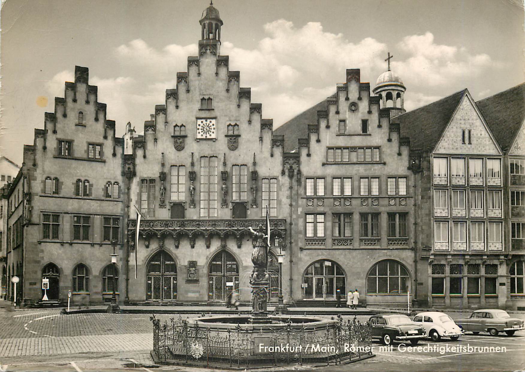 CPM Frankfurt am Main Romer mit Gerechtigkeitsbrunnen