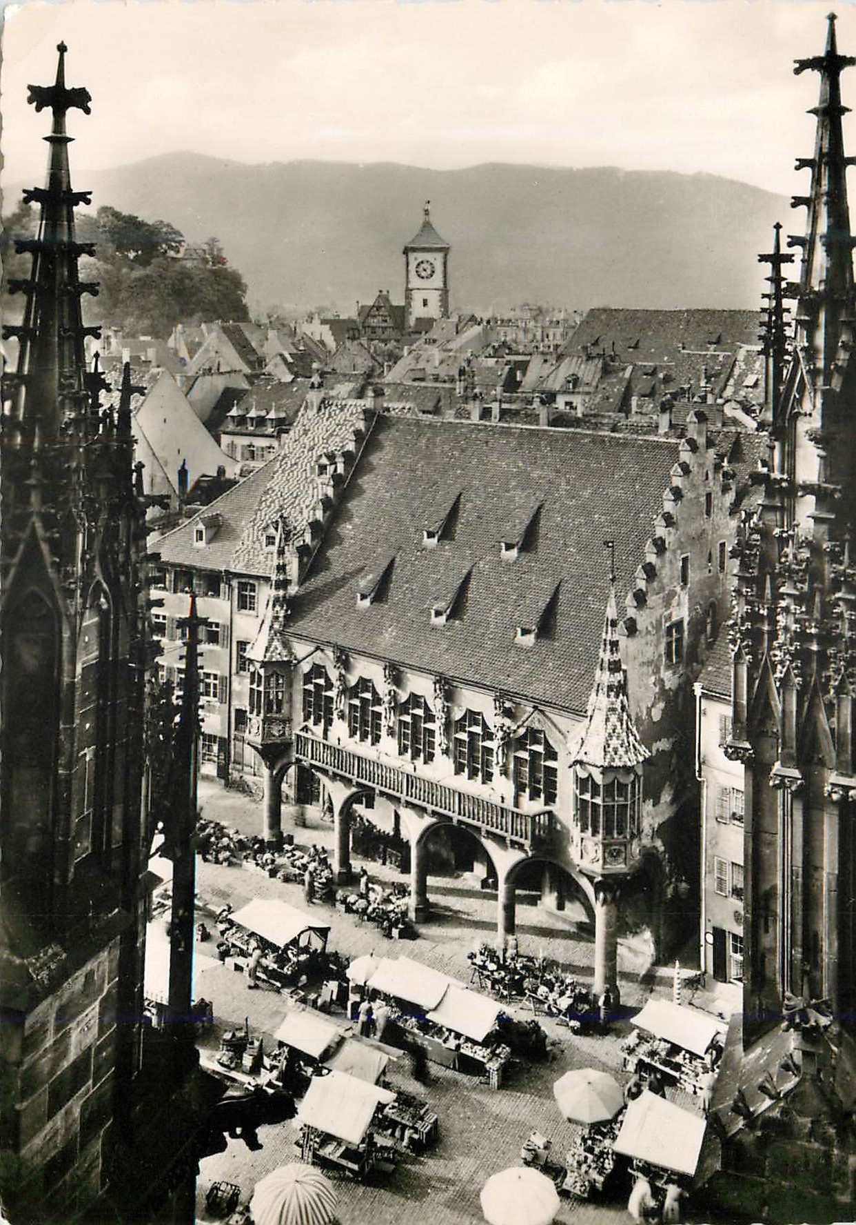 CPM Freiburg I Br Blick vom Munster Kaufhaus