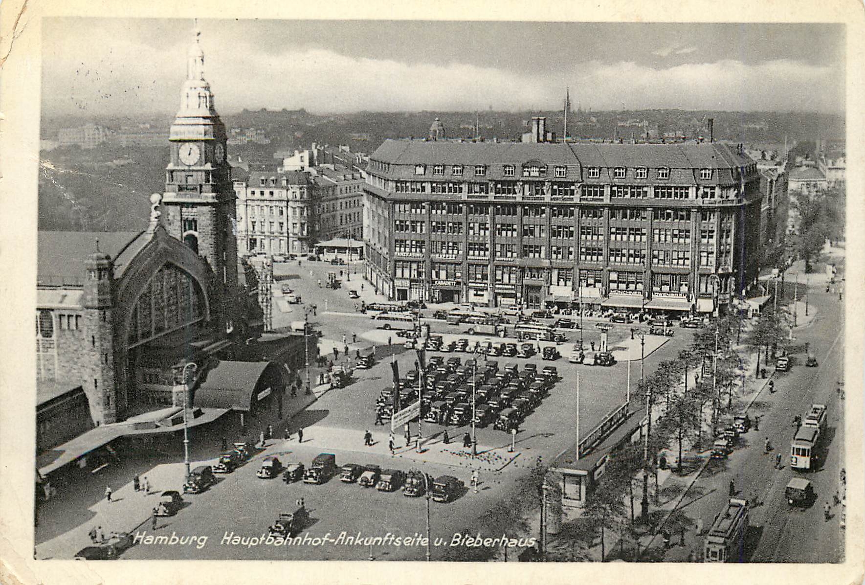 CPM Hamburg Hauptbahnhof-Ankunftseite Bieberhaus