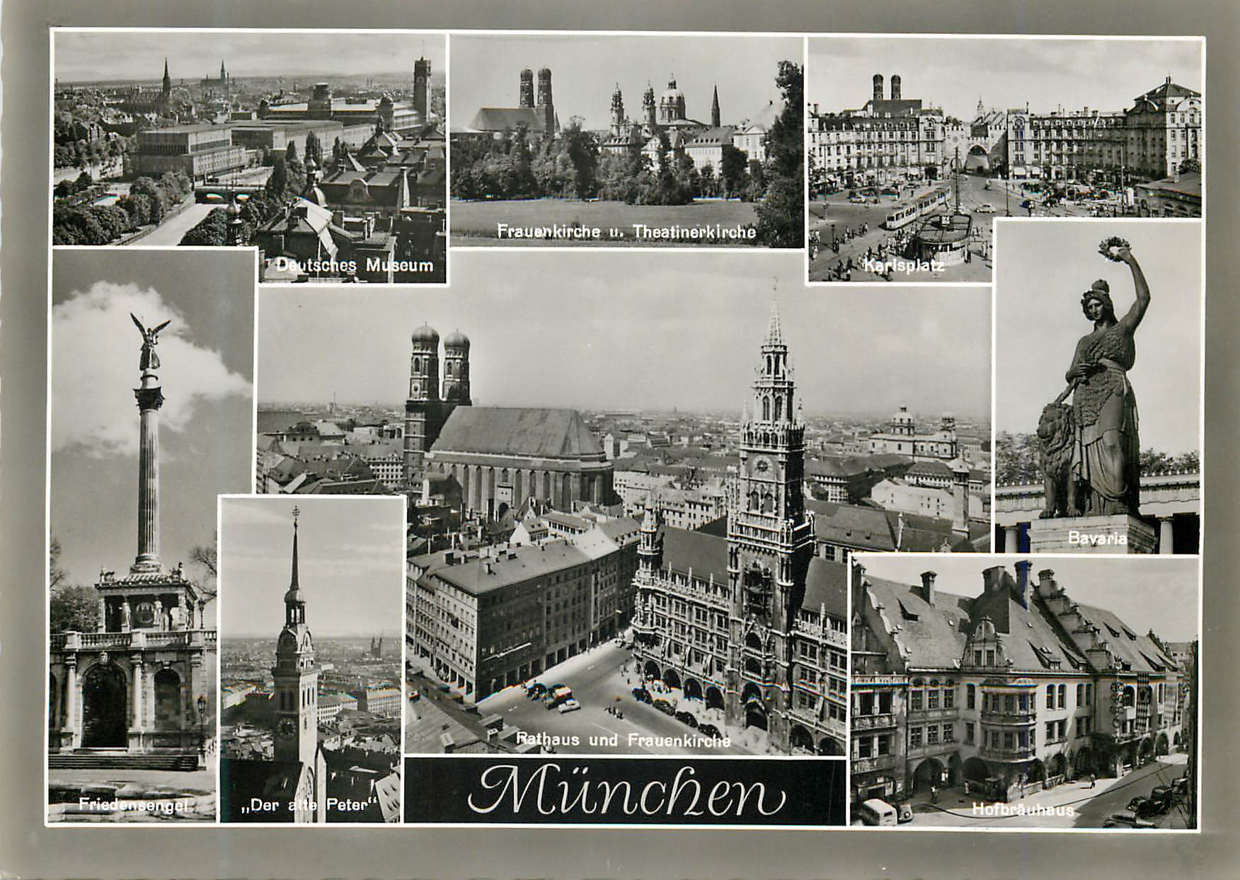 CPM Munchen Rathaus und Frauenkirche