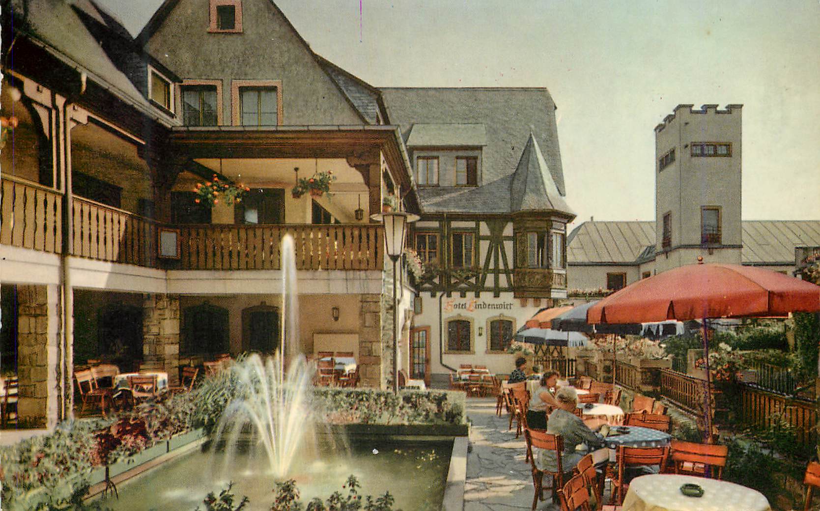 CPM Rudesheim am Rhein Lindenwirt in der Drosselgasse
