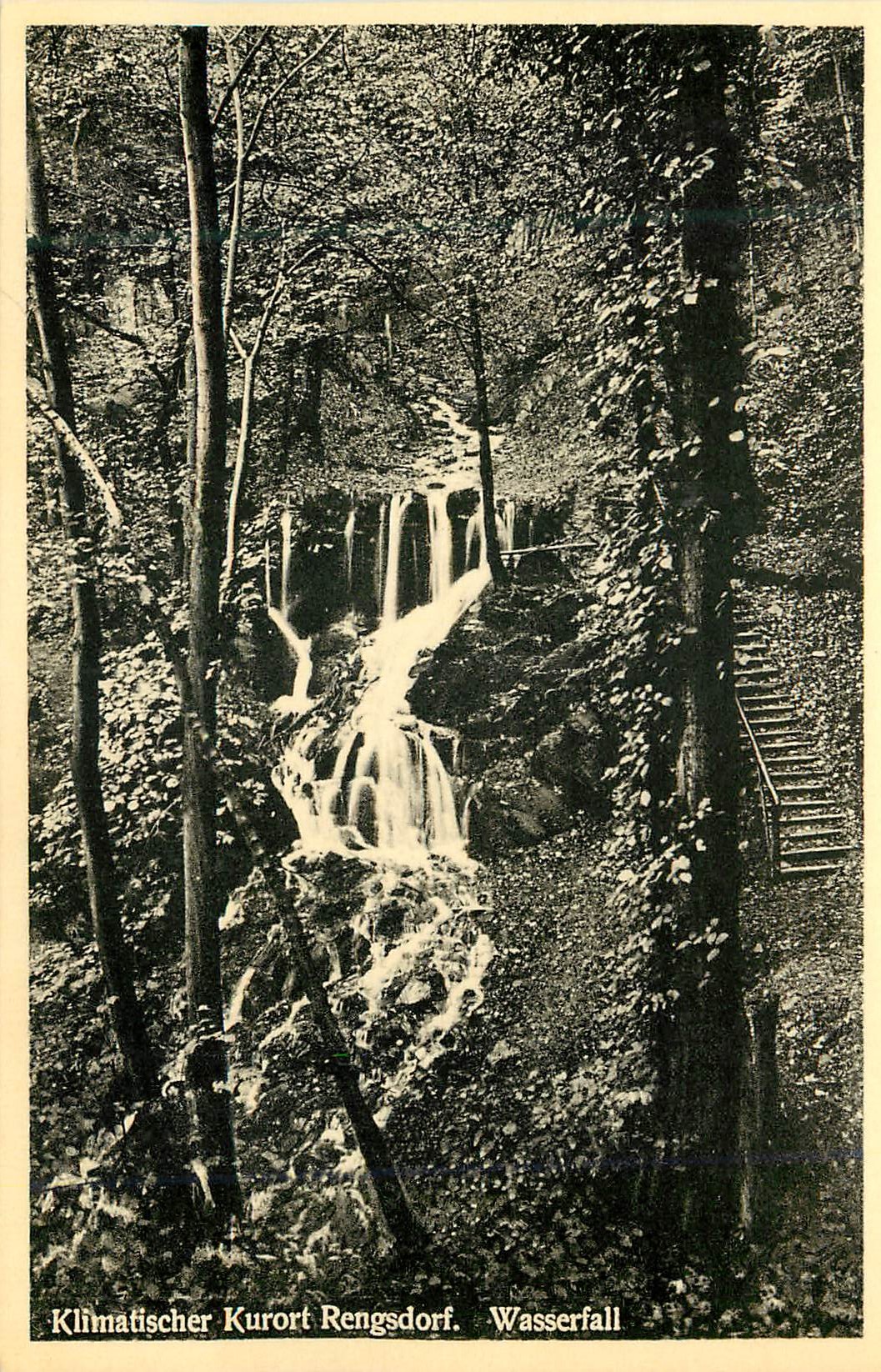 Klimatischer Kurort Rengsdorf — Wasserfall — éditeur non visible