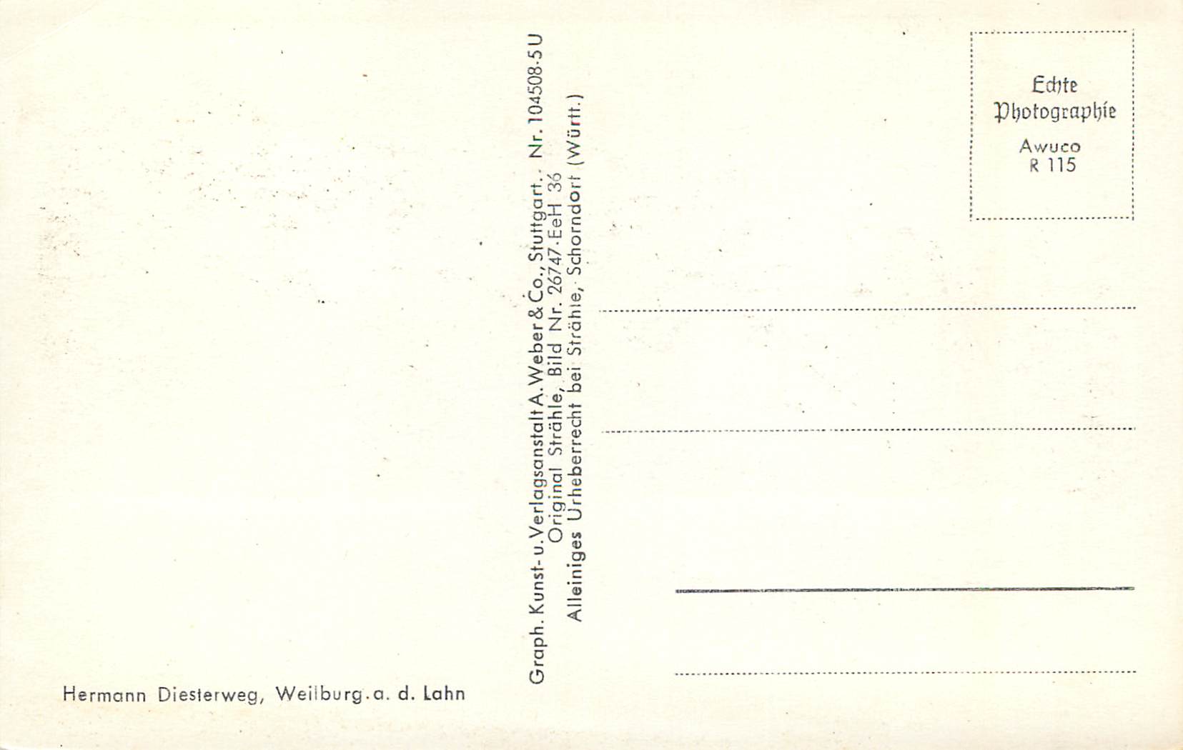 CPM Hermann Diesterweg Weilburg a.d Lahn — Back