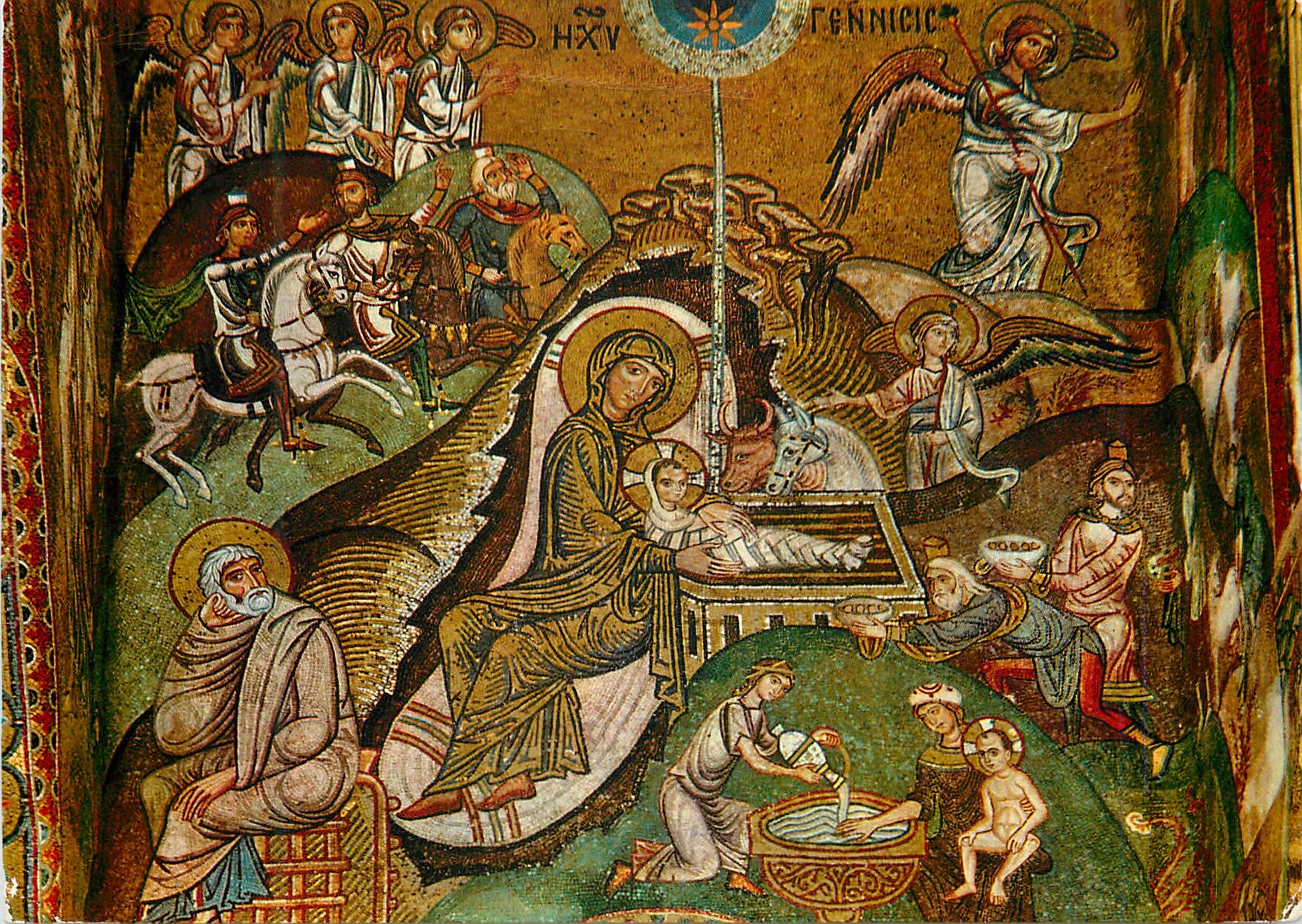 CPM Palermo Cappella Palatina XII Sec - La Nativita
