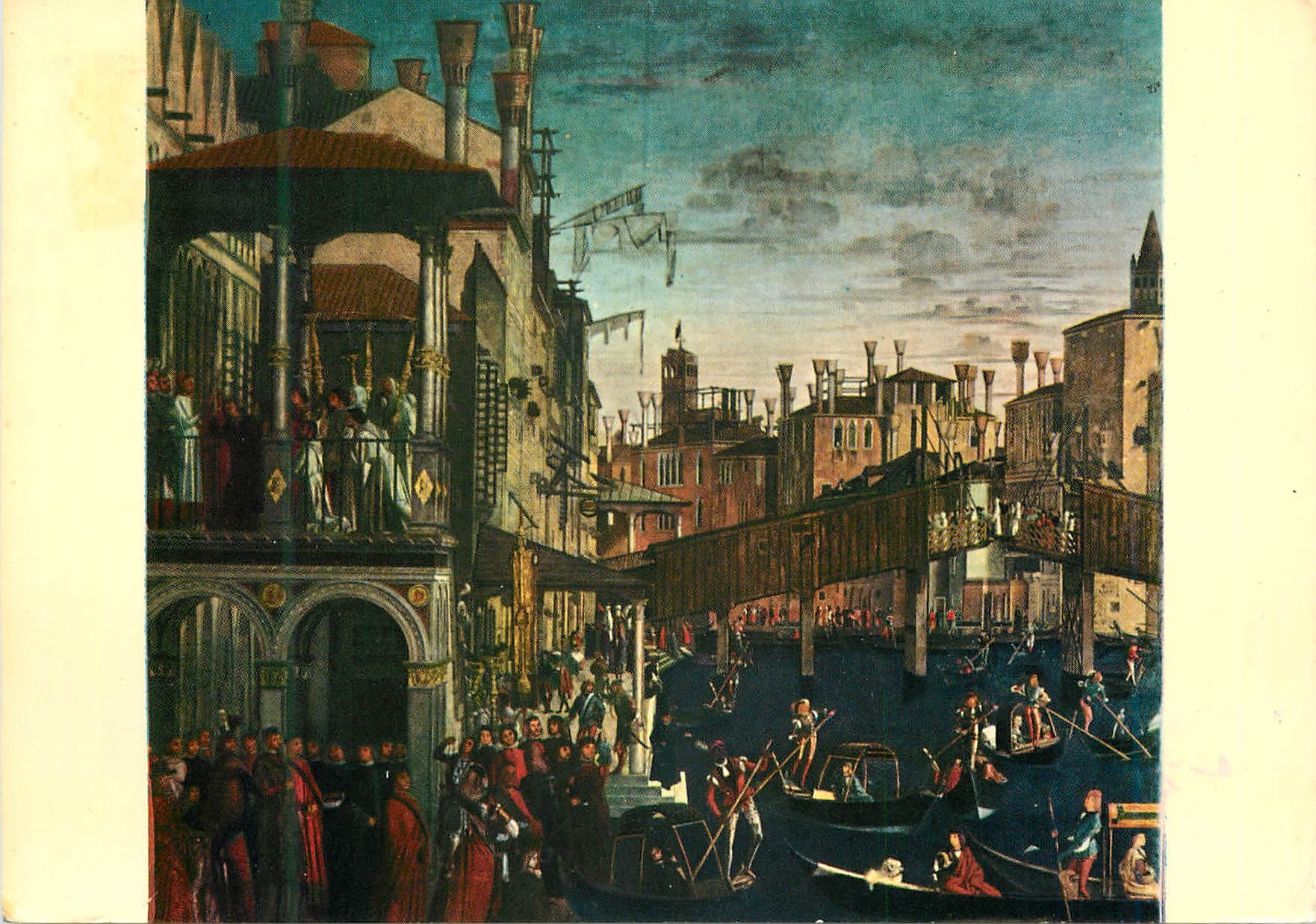 CPM Vittore Carpaccio Miracolo della S. Croce