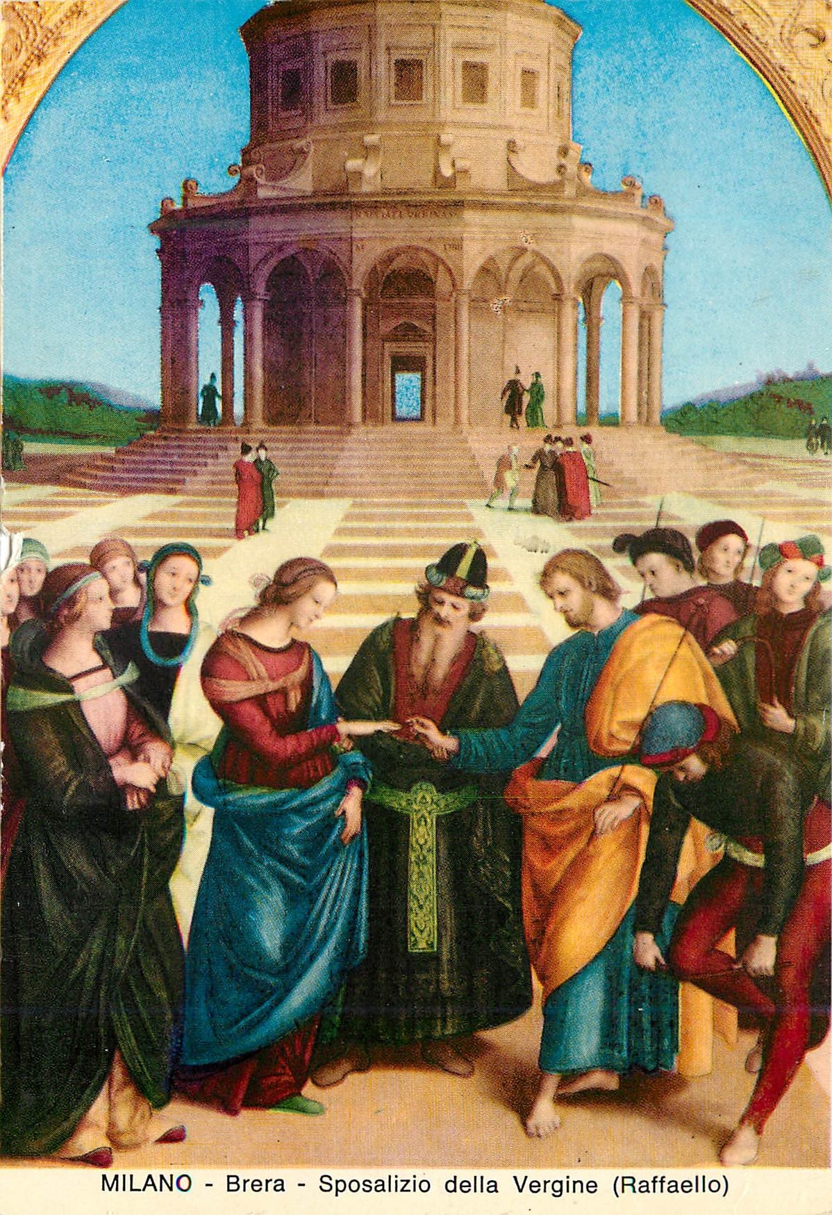 CPM Milano Brera Sposalizio della Vergine (Raffaello)
