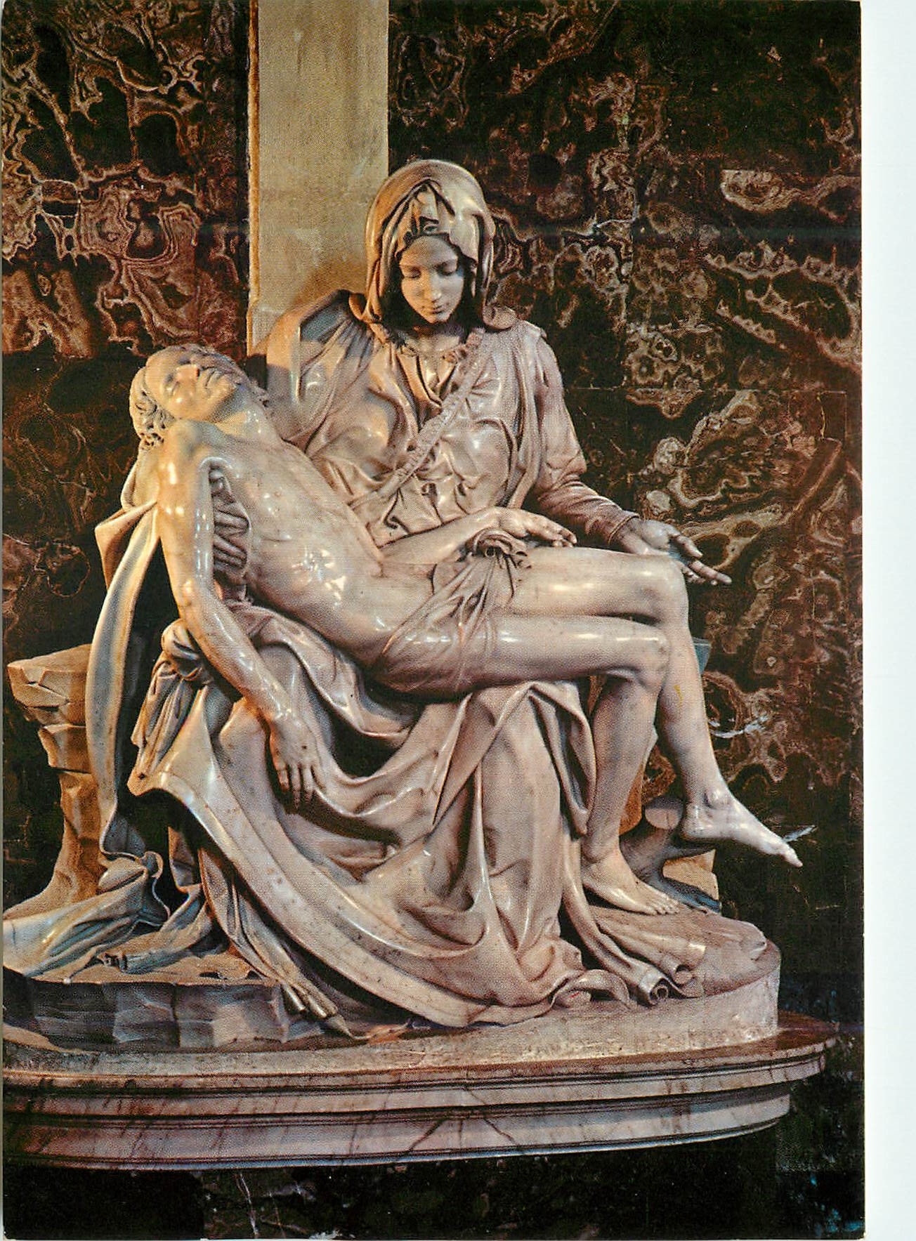 CPM Roma Basilica di S.Pietro- La Pieta di Michelangelo monument