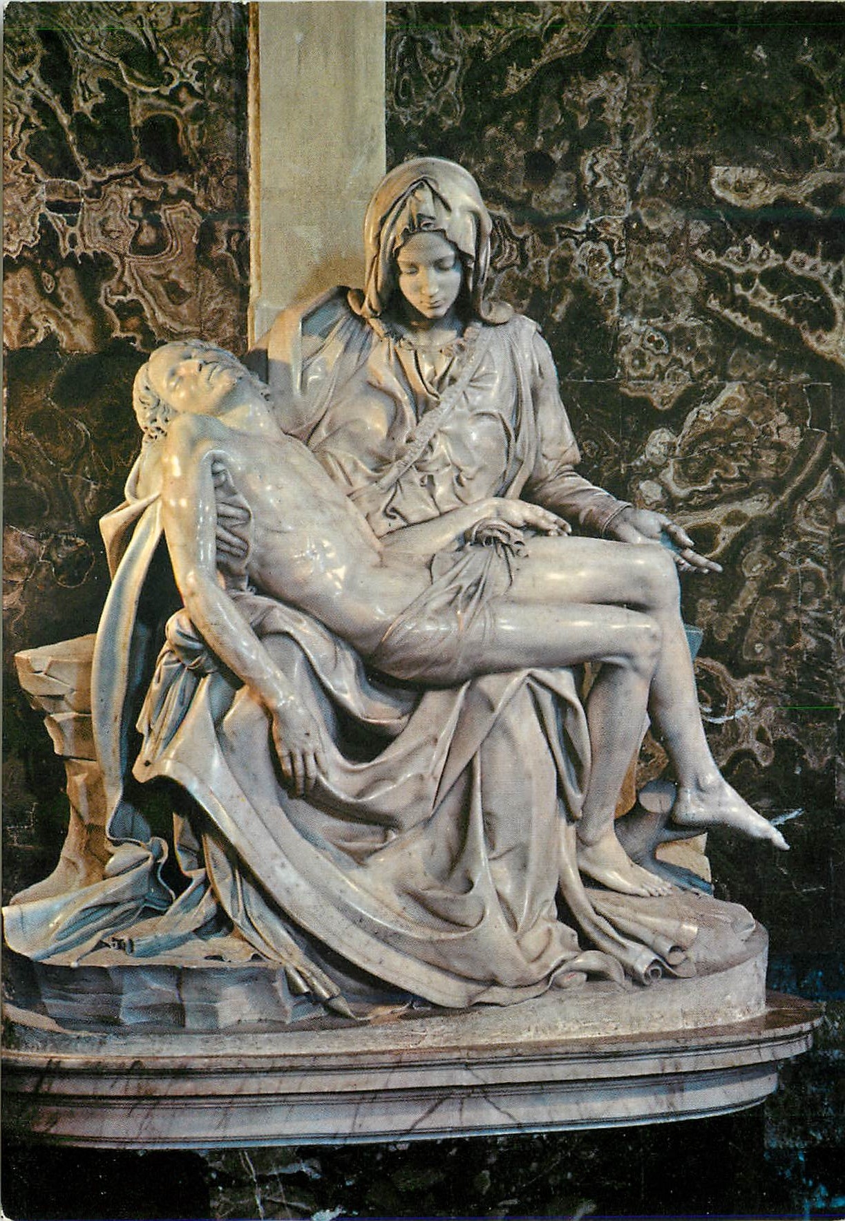 CPM Roma Basilica di S.Pietro- La Pieta di Michelangelo monument