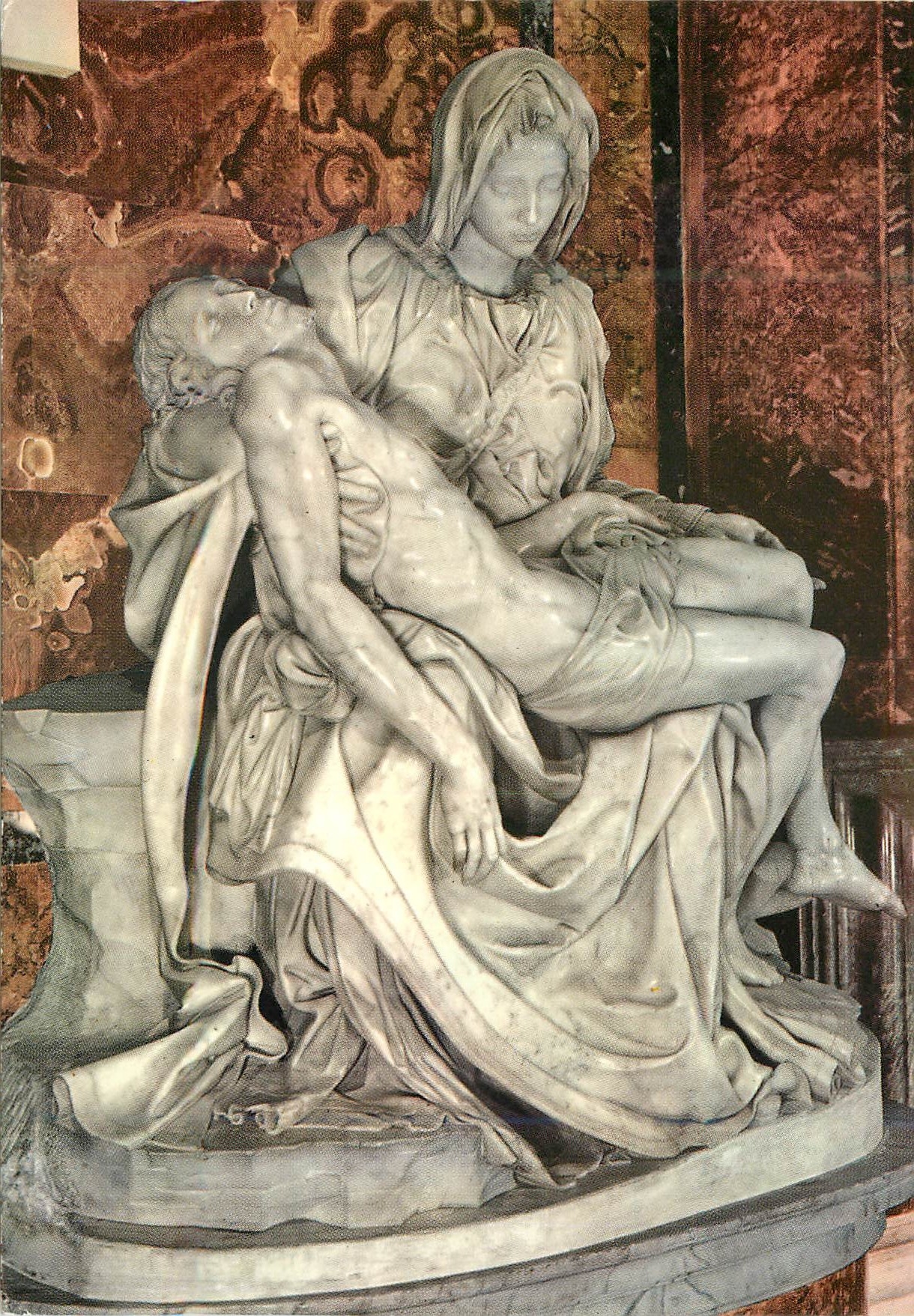 CPM Roma Basilica S. Pietro - La Pieta di Michelangelo monument