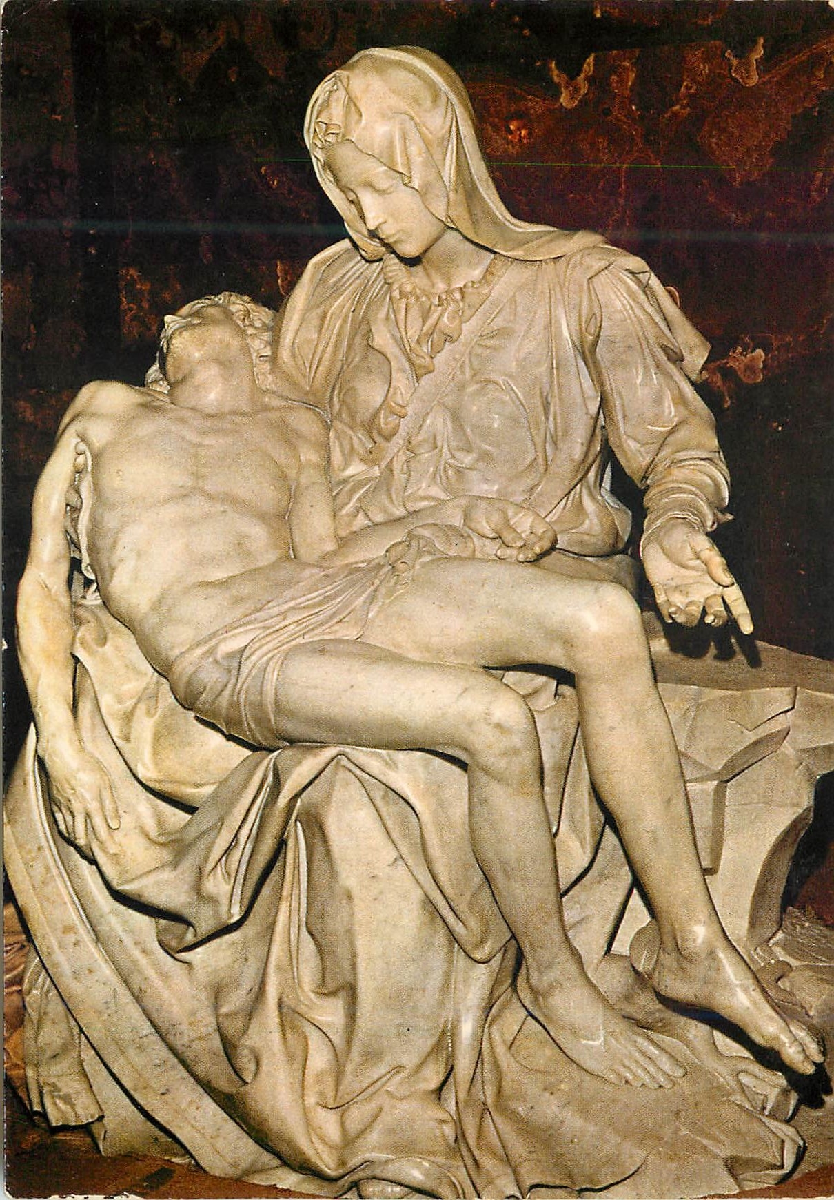 CPM Roma Basilica S. Pietro - La Pieta di Michelangelo monument