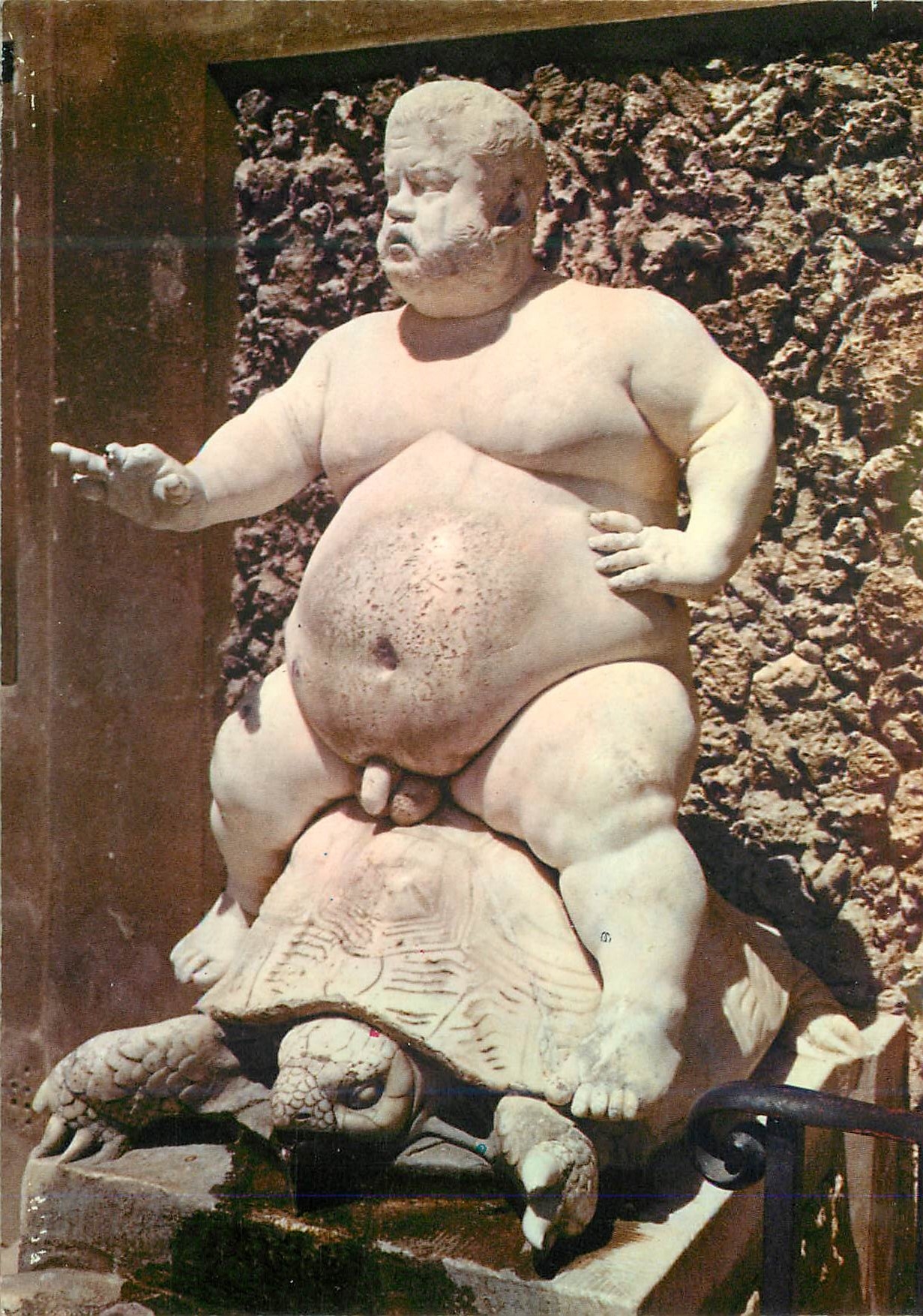 CPM Firenze Giardino di Boboli - Il Bacchino monument