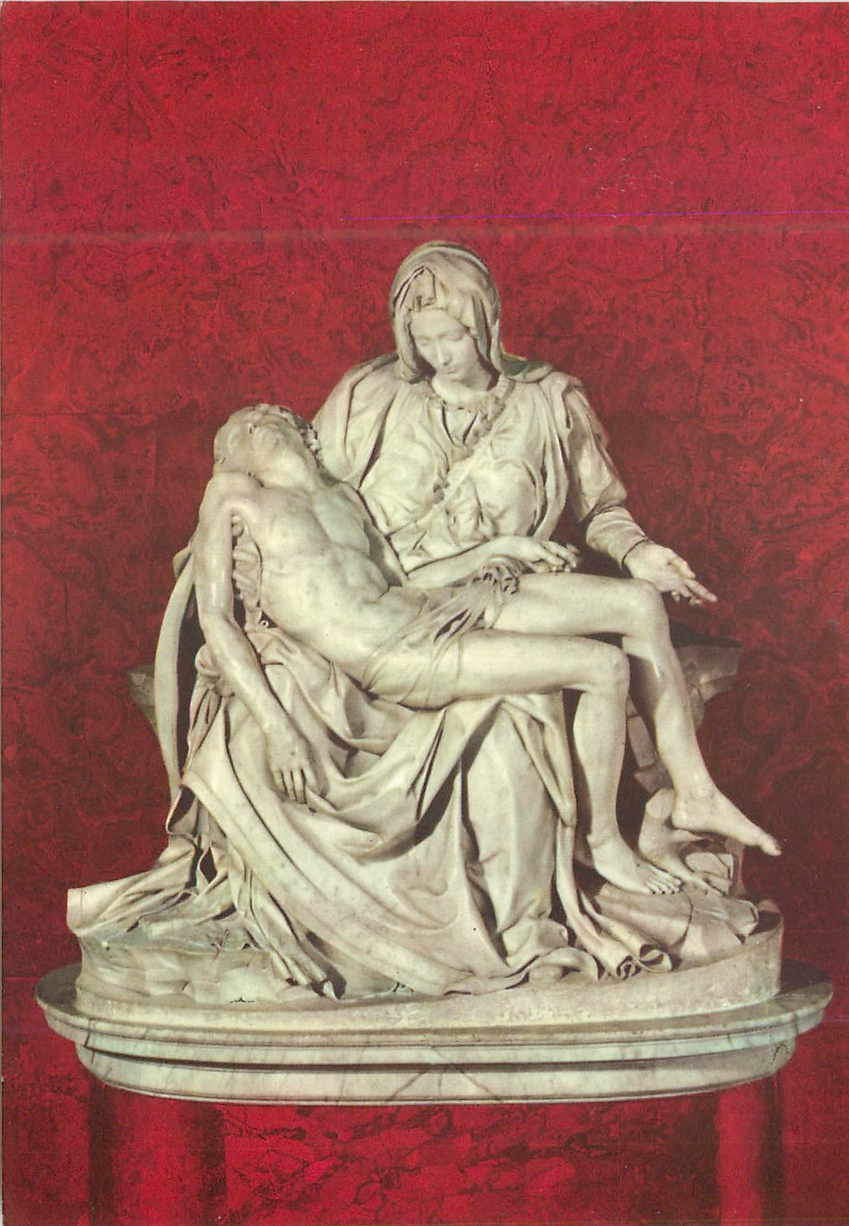 CPM Roma Basilica S. Pietro - La Pieta di Michelangelo monument