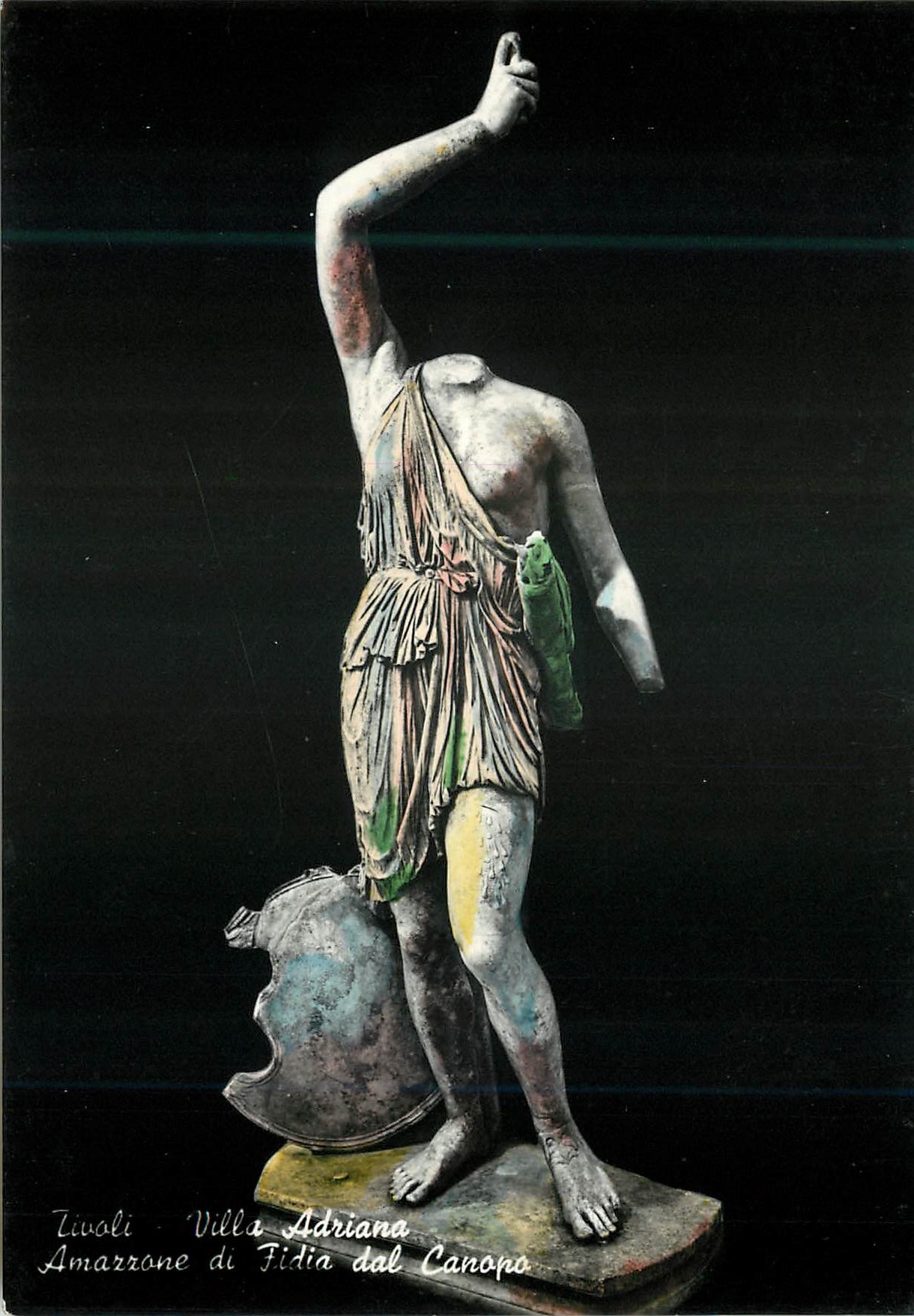 Amazon par Phidias, de la Villa Adriana — Tivoli — éditeur Alteroia Terni, n° L. 35