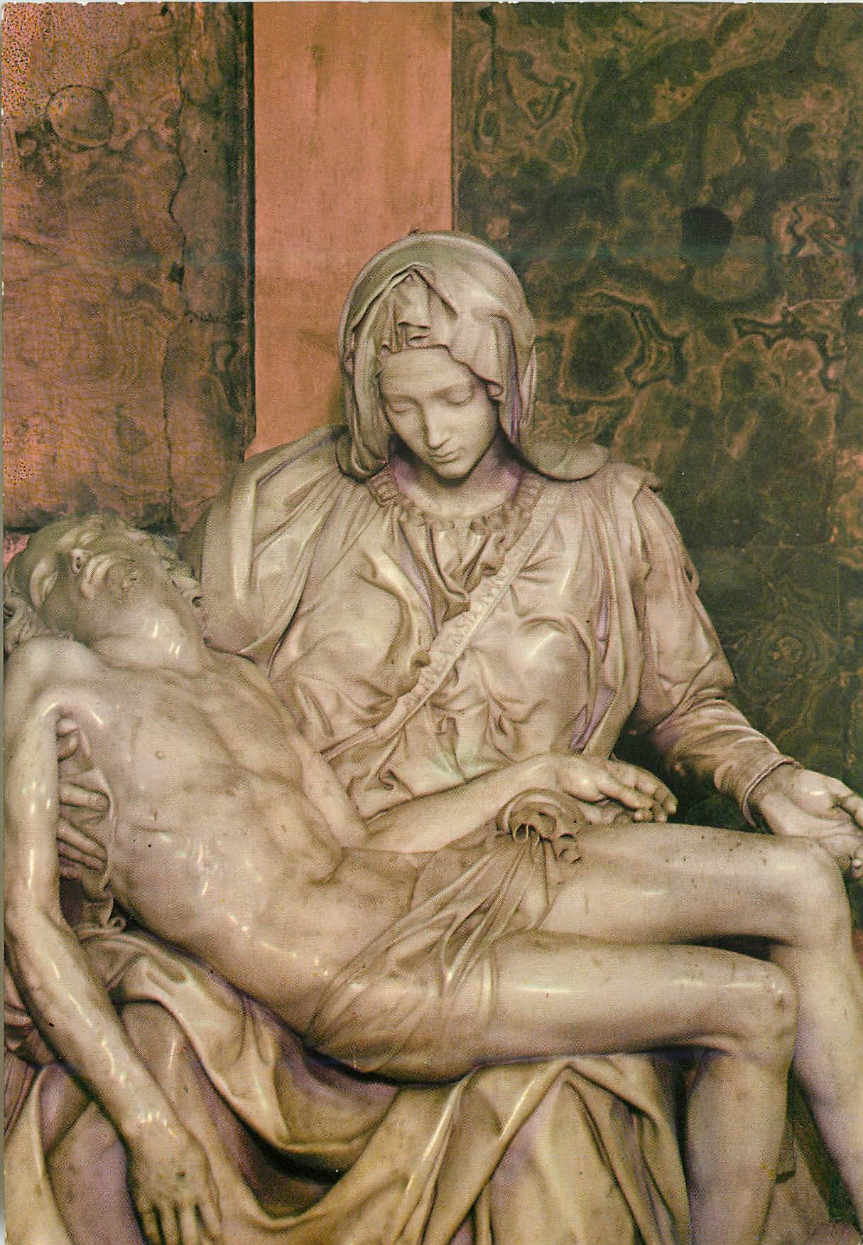 CPM Roma Basilica S. Pietro - La Pieta di Michelangelo monument