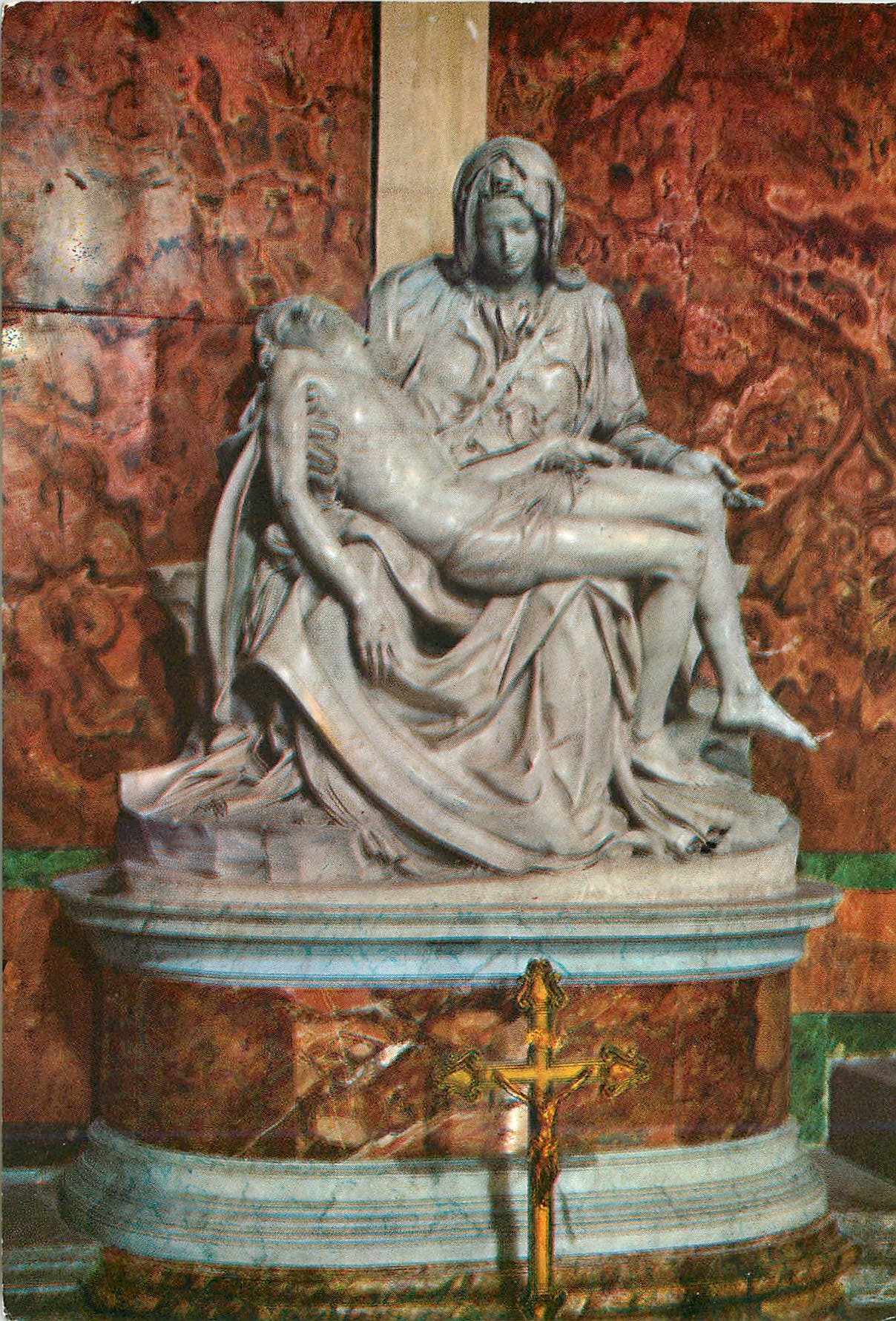 CPM Roma Basilica S. Pietro - La Pieta di Michelangelo monument