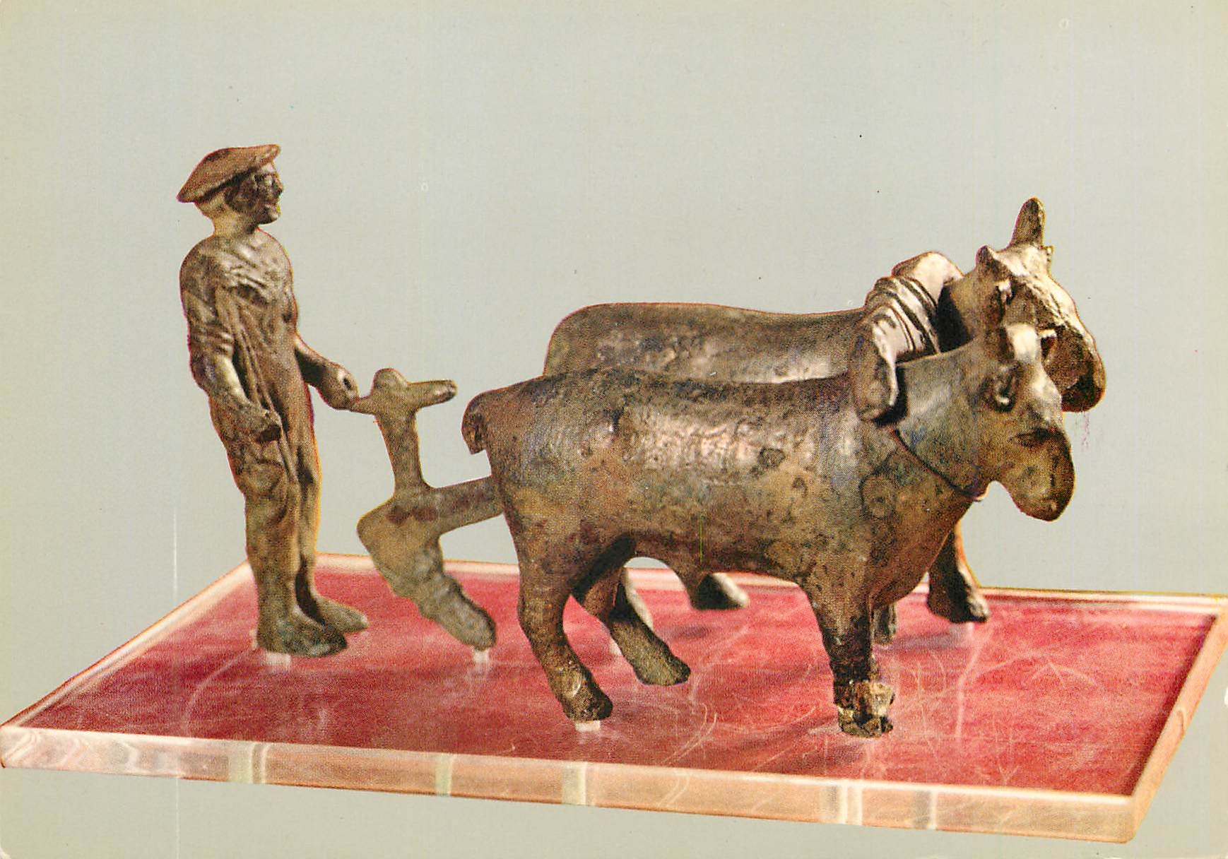 Araatore di Arezzo — groupe en bronze — éditeur 'Dop. Antichità e Belle Arti', n°123