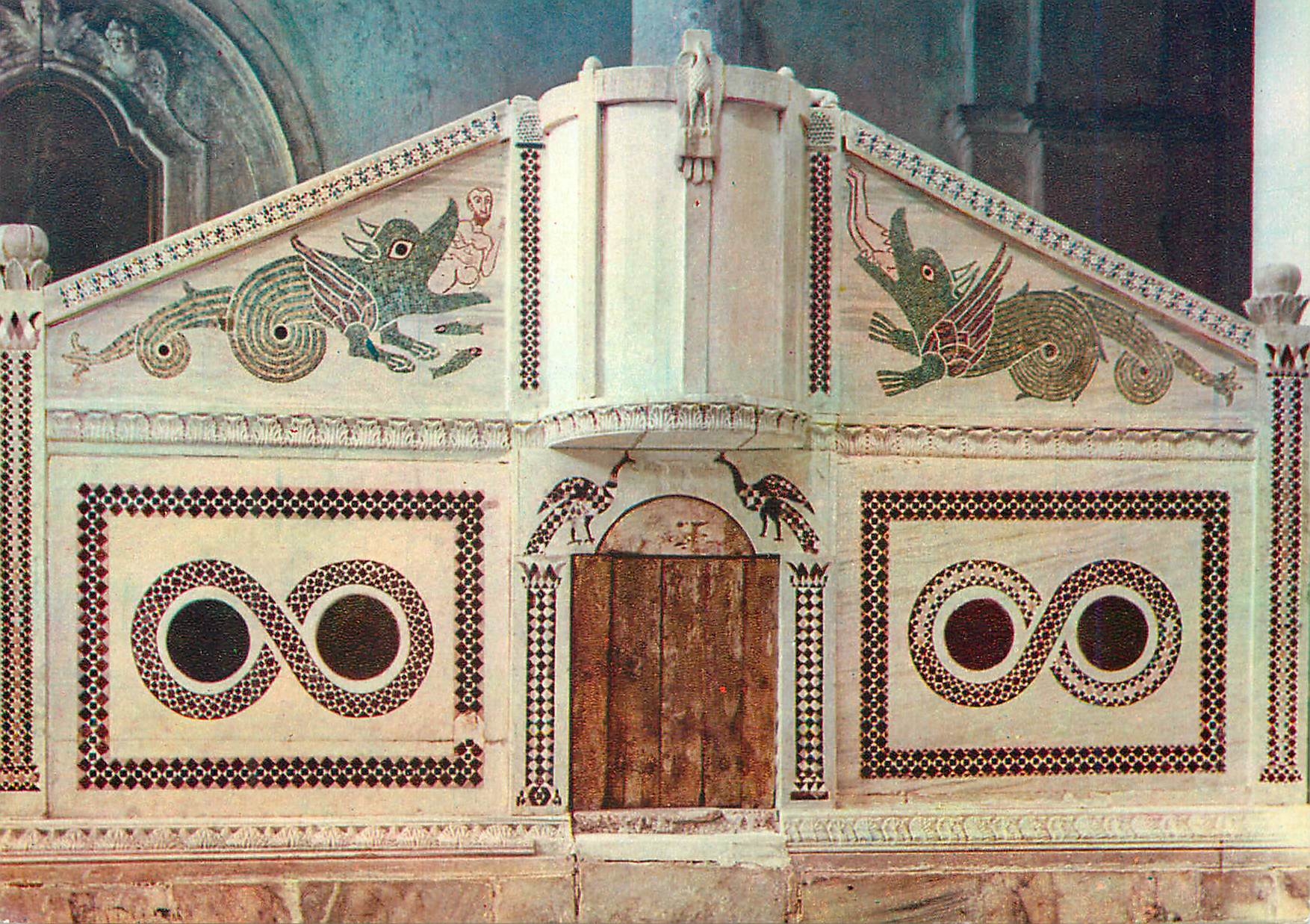 CPM Ravello Cathedrale - Antico Ambone con Giona sec XII