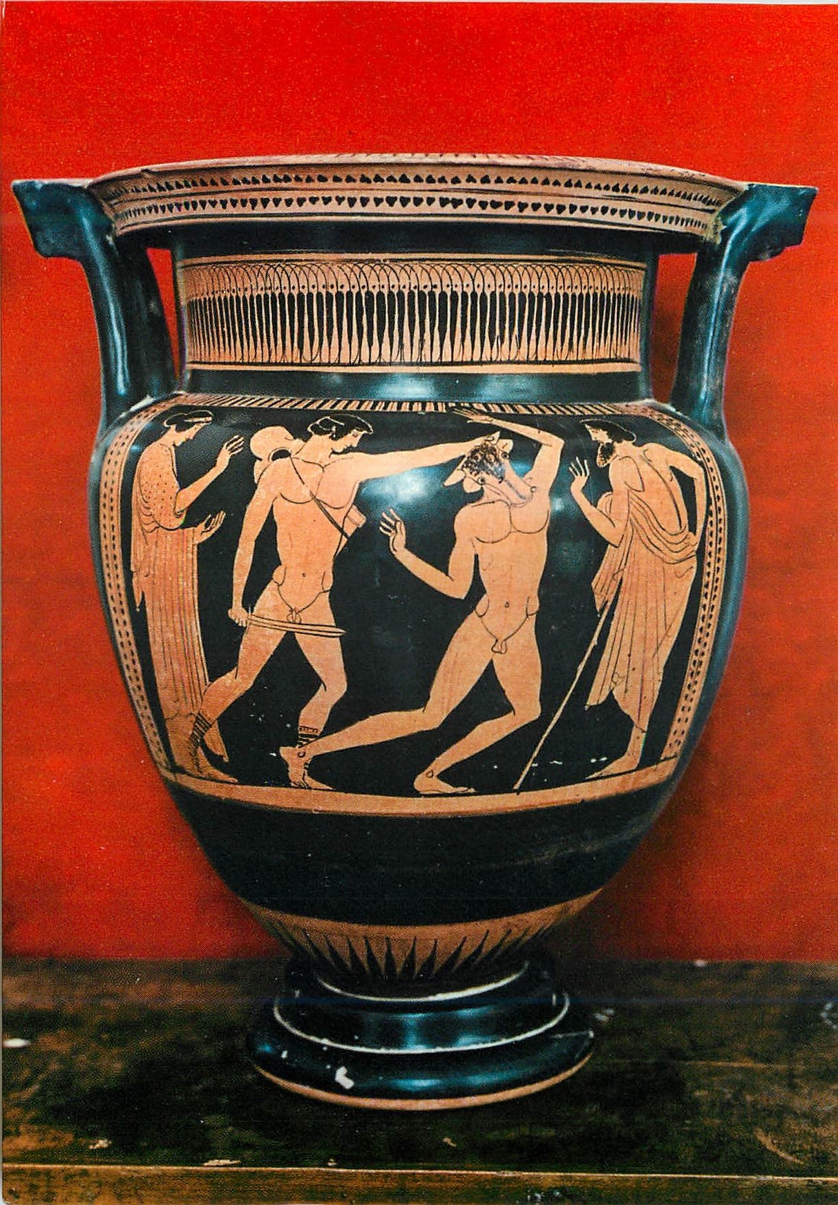 CPM Siracusa Museo Archeologico Nazionale - Vaso con Teseo e Minotauro