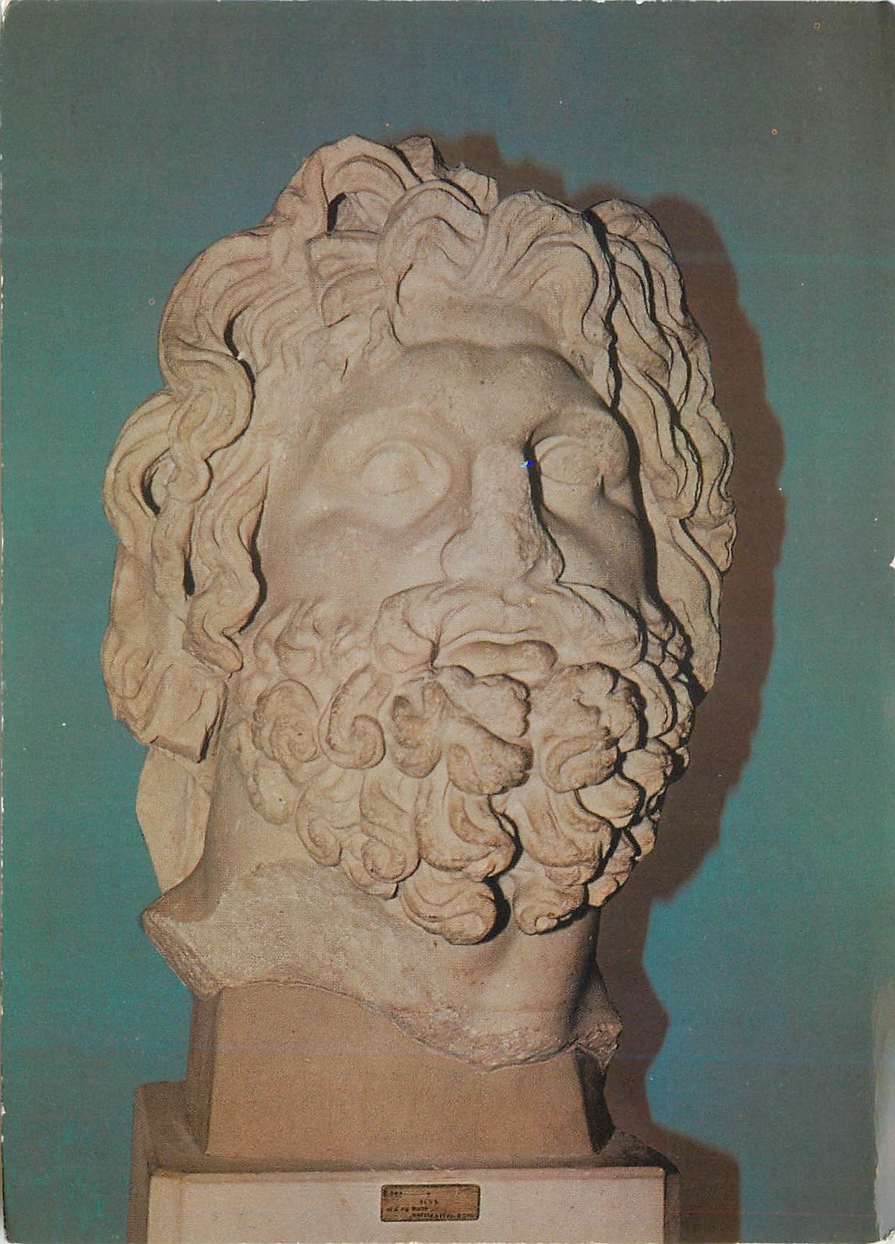 Tête de Zeus — Musée Archéologique National de Syracuse — IIIe-IIe siècle av. J.-C.