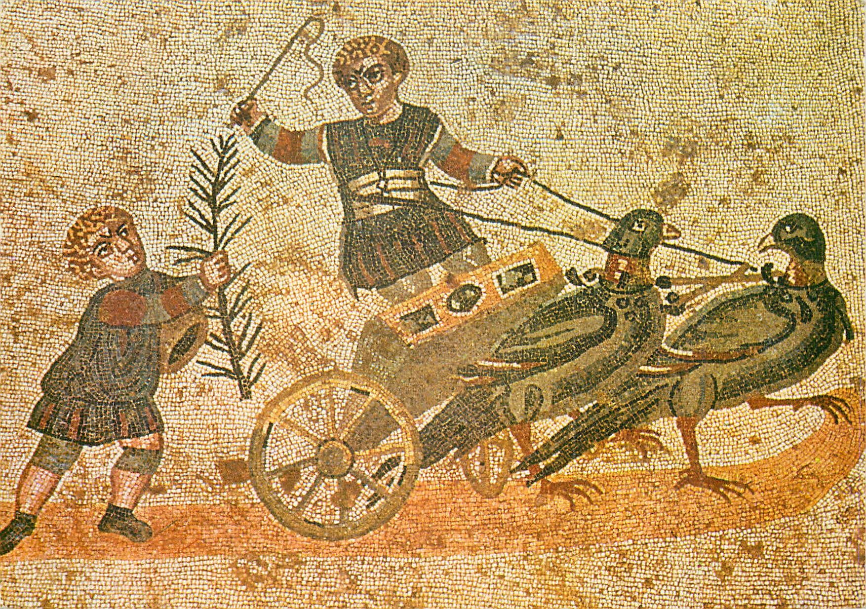 CPM Villa Romana del Casale - Piccolo Circo mosaic