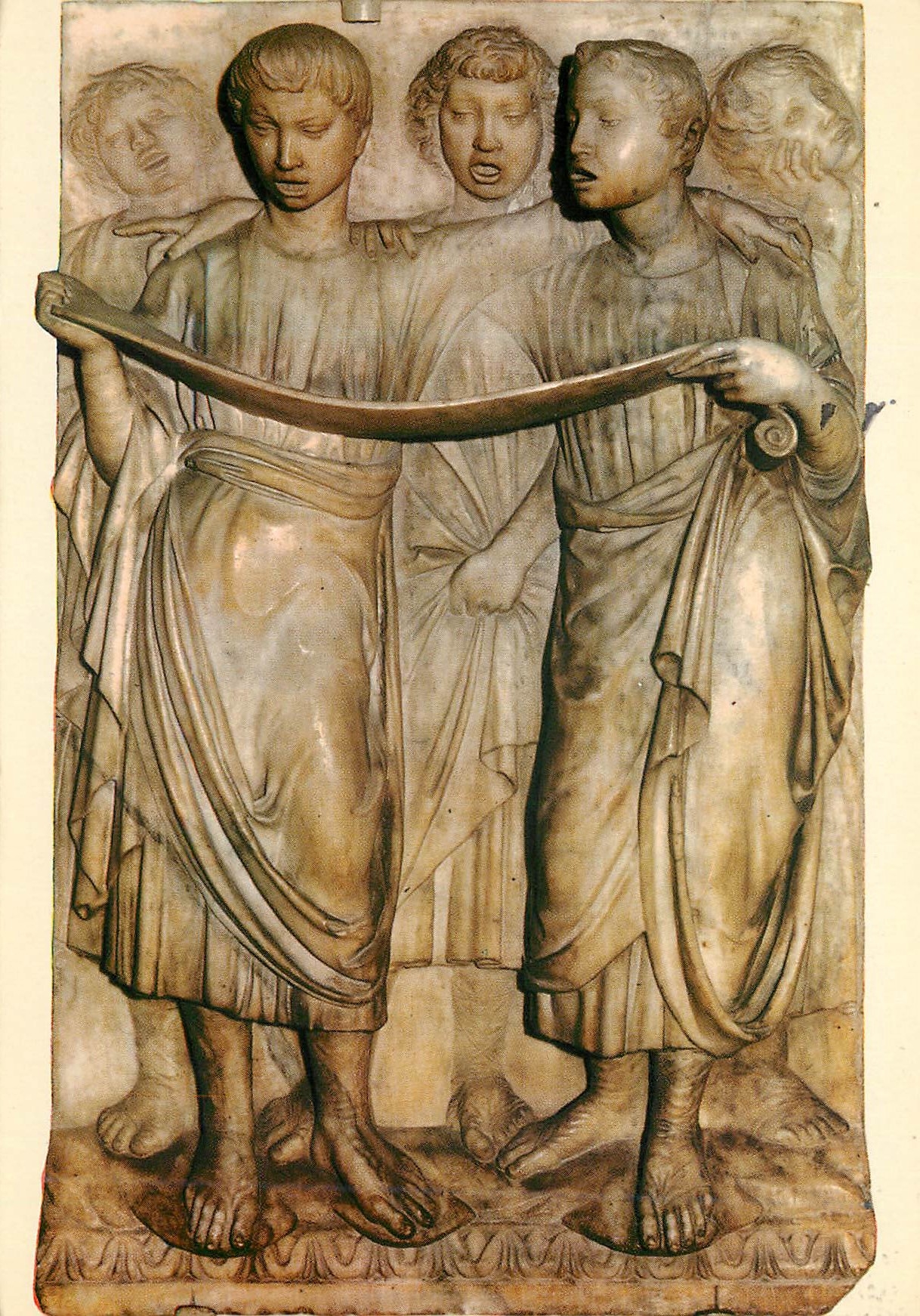 CPM Firenze Museo di S. Maria del Fiore - Cantoria di Luca della Robbia monument