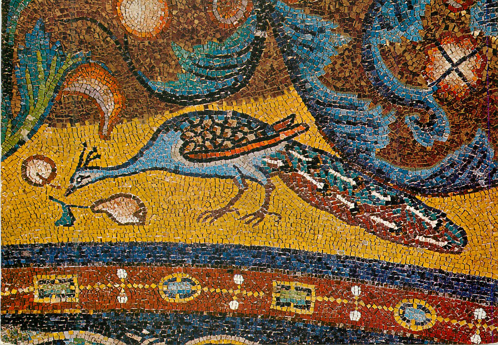 CPM Ravenna Basilica di S. Vitale - La volta del Presbiterio mosaic