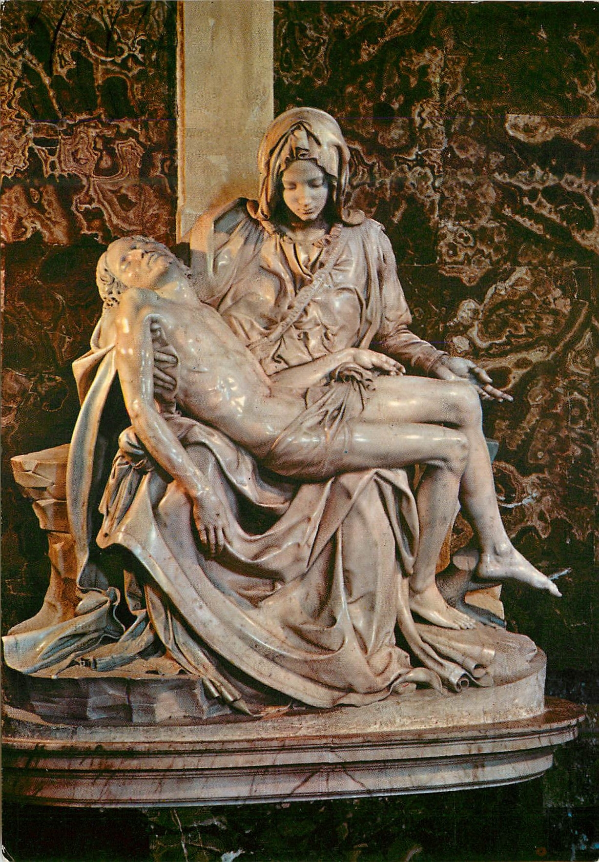 CPM Roma Basilica di S. Pietro - La Pieta Michelangelo monument