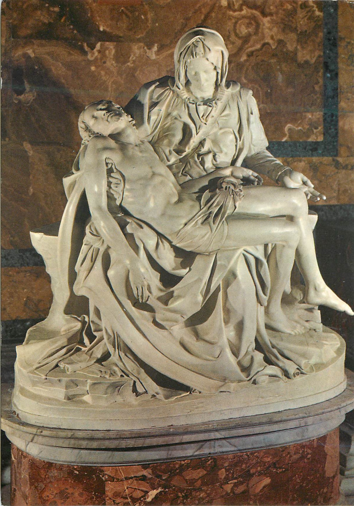CPM Roma Basilica di S. Pietro - La Pieta Michelangelo monument