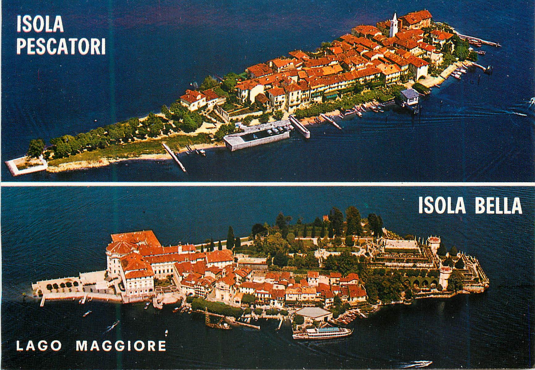 CPM Lago Maggiore Panorama Isola Bella e Pescatori Piemonte