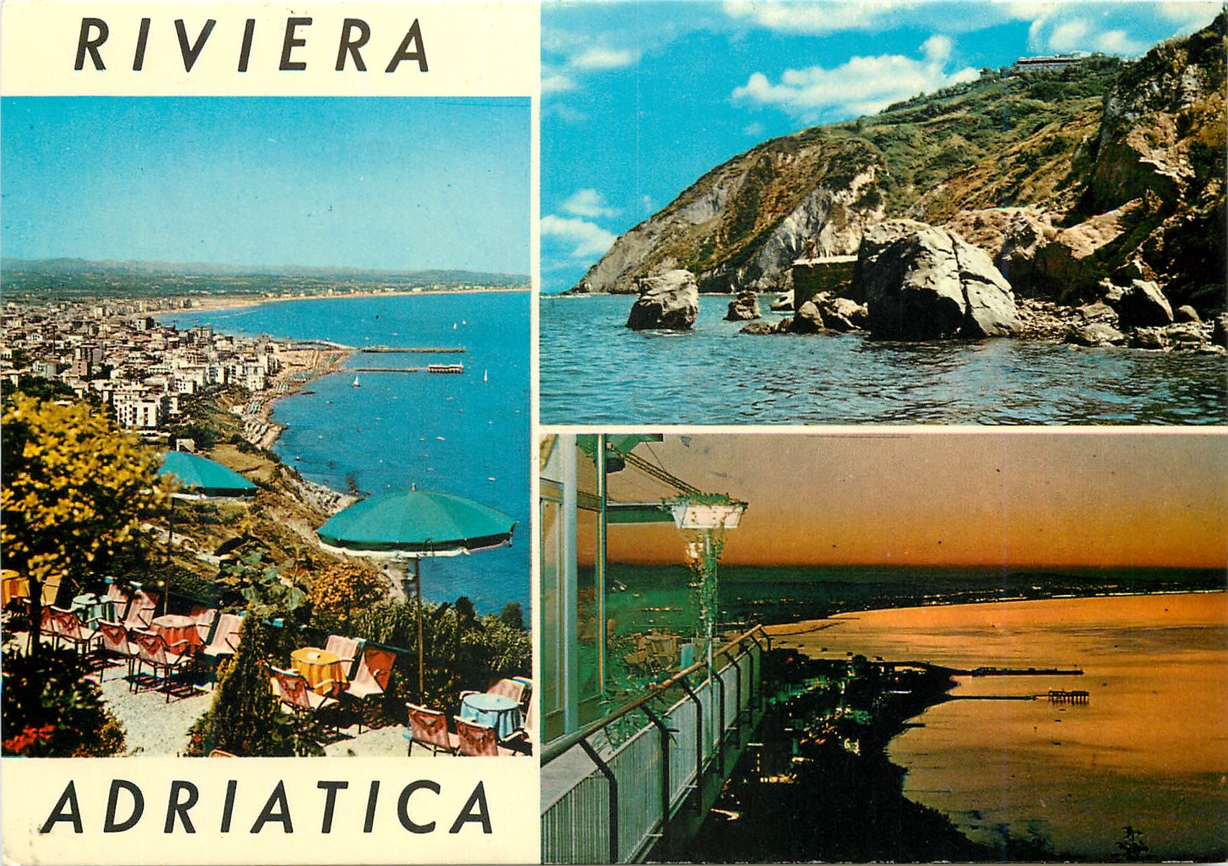 CPM Riviera Adriatica Italia panorama