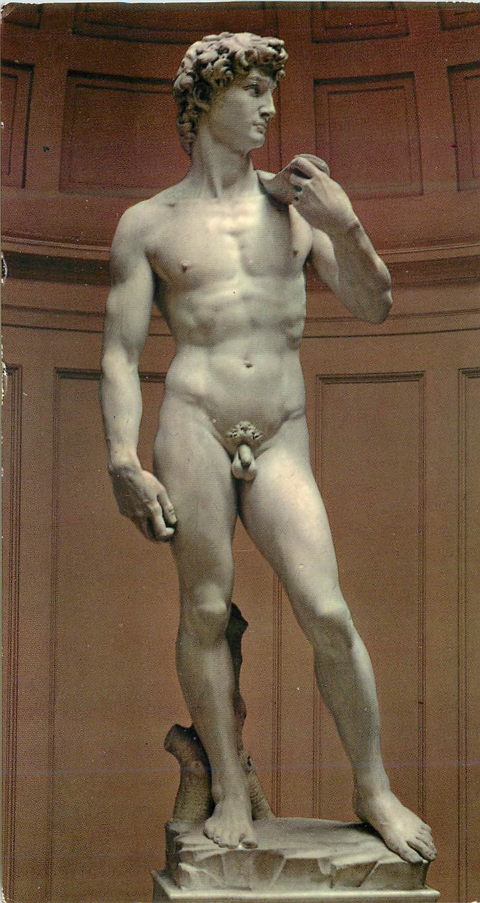 CPM Firenze Galleria dell'Accademia - Il David di Michelangelo sculpture