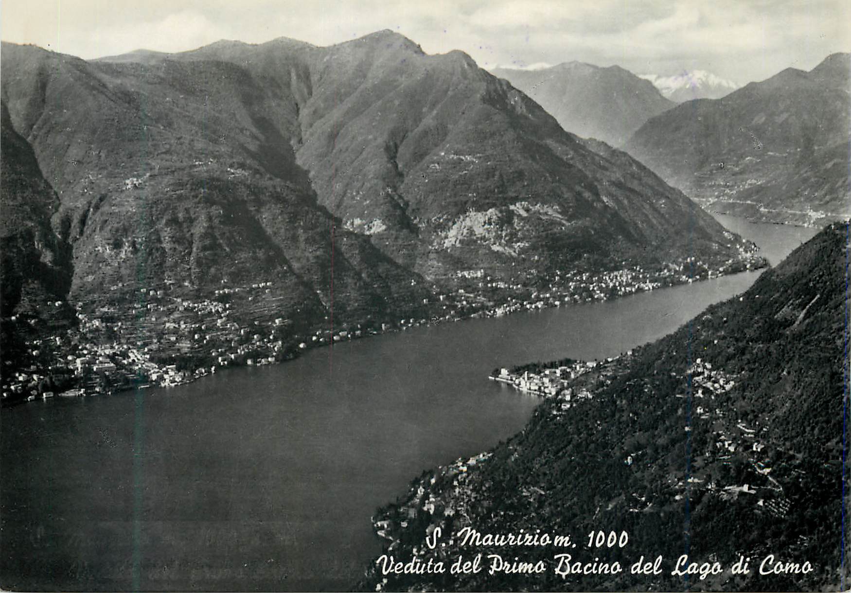 CPM Lago di Como da S. Maurizio Brunate