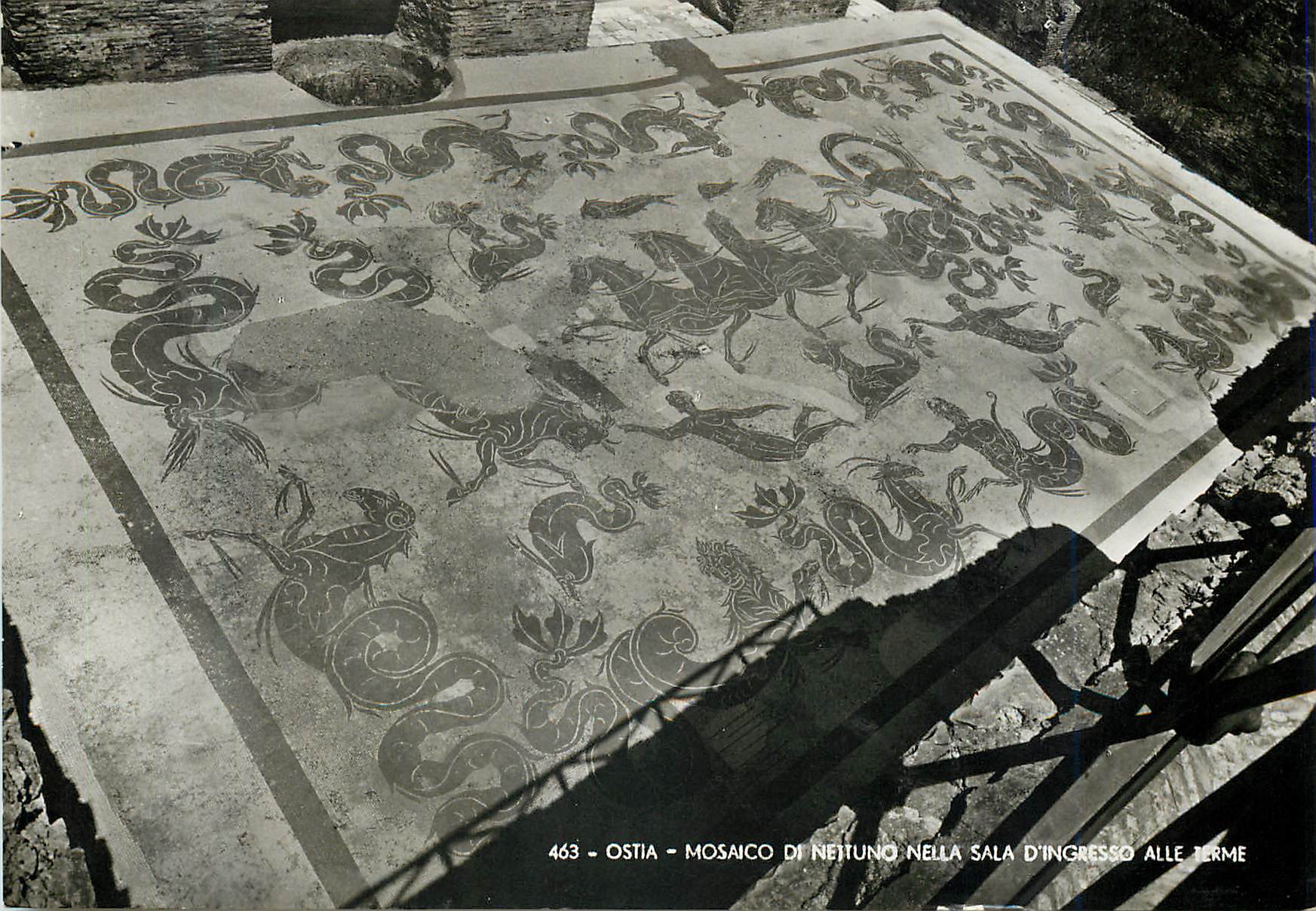 CPM Ostie Roma - Mosaico di Neptuno nella sala d'Ingresso