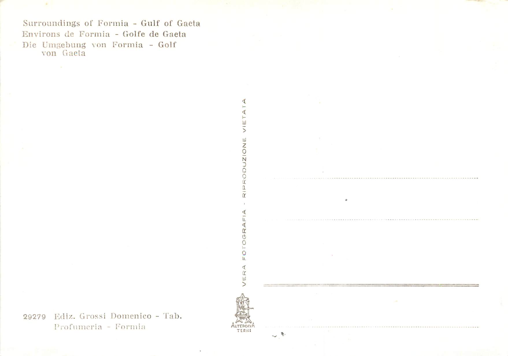 CPM Formia Latina - Golfo di Gaeta — Rückseite