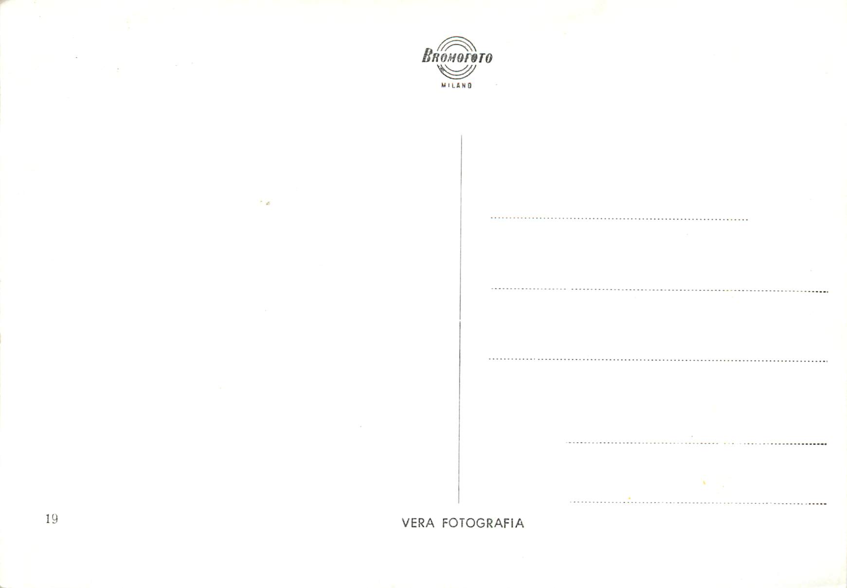 CPM Lago di Como Varenna - Villa Monastero — Rückseite