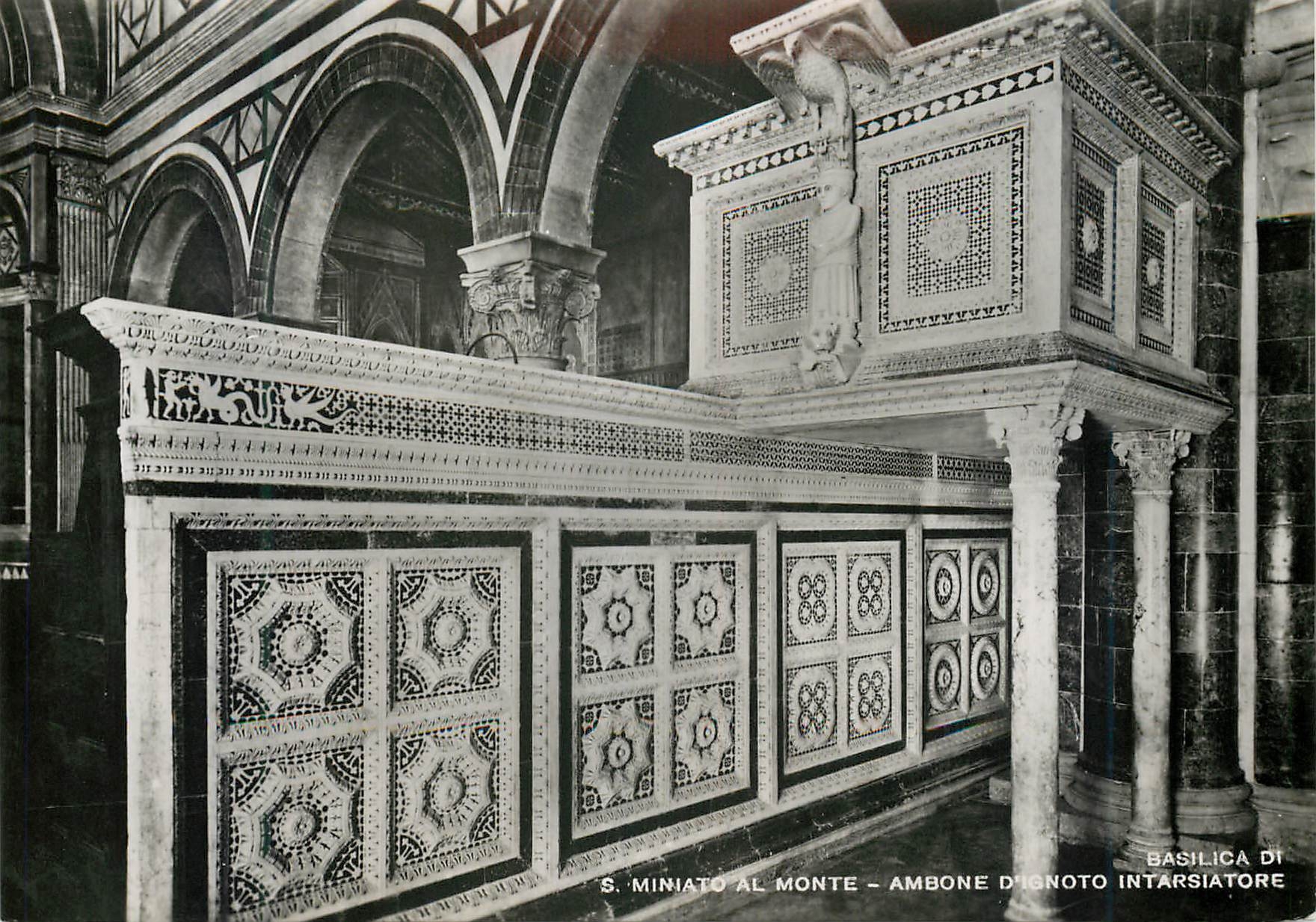 CPM Basilica di S. Miniato al Monte - Ambone D'Ignoto Intarsiatore