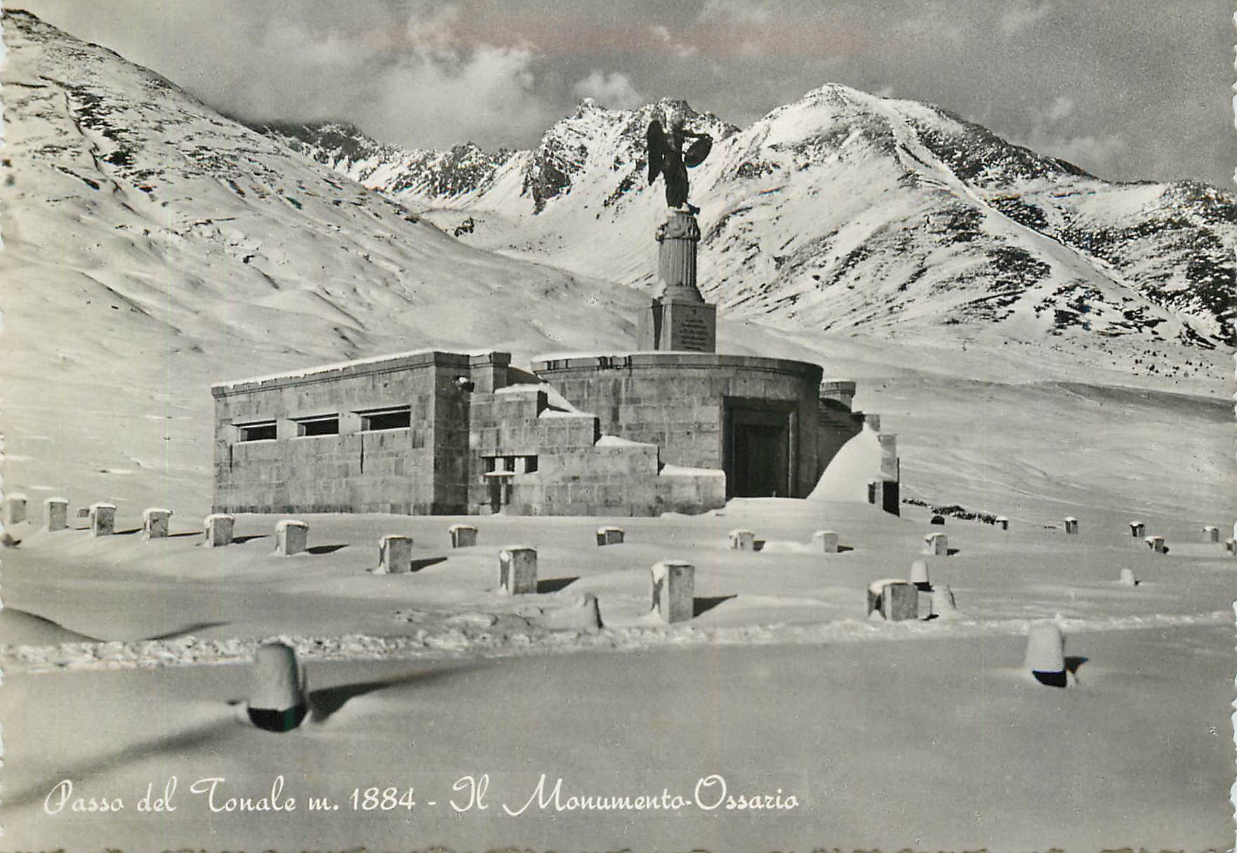 CPM Passo del Tonale Trento - Il Monumento Ossario