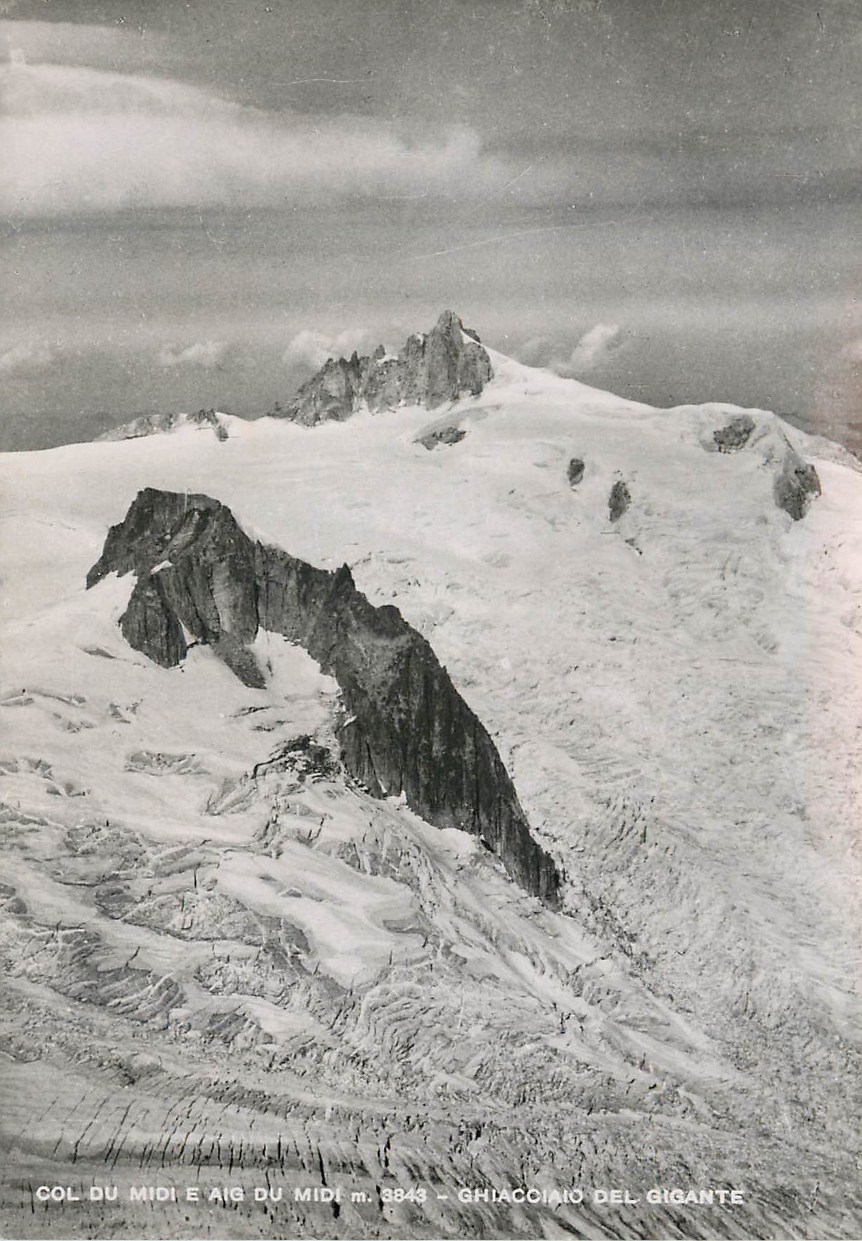 CPM Col e Aig du Midi - Ghiacoiaio del Gigante Torino