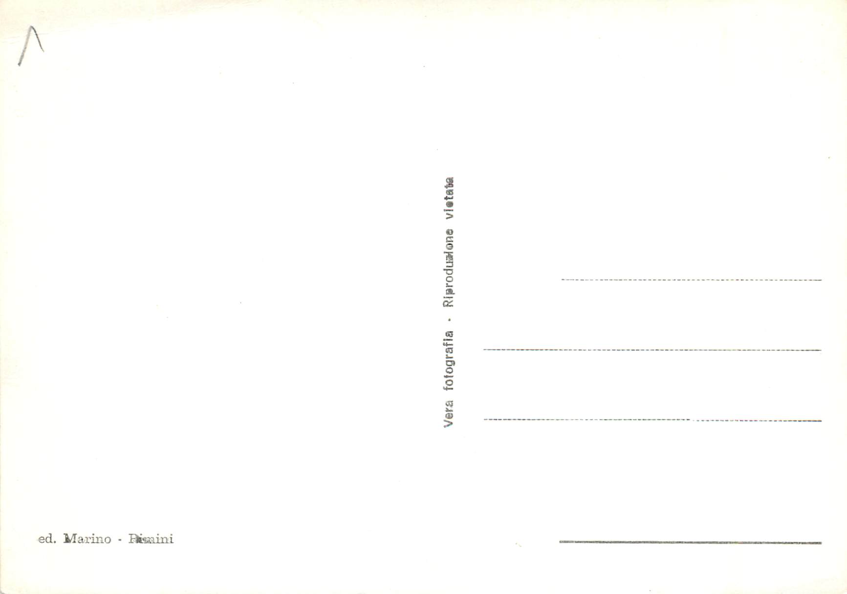 CPM Pesaro Tramonto — Rückseite