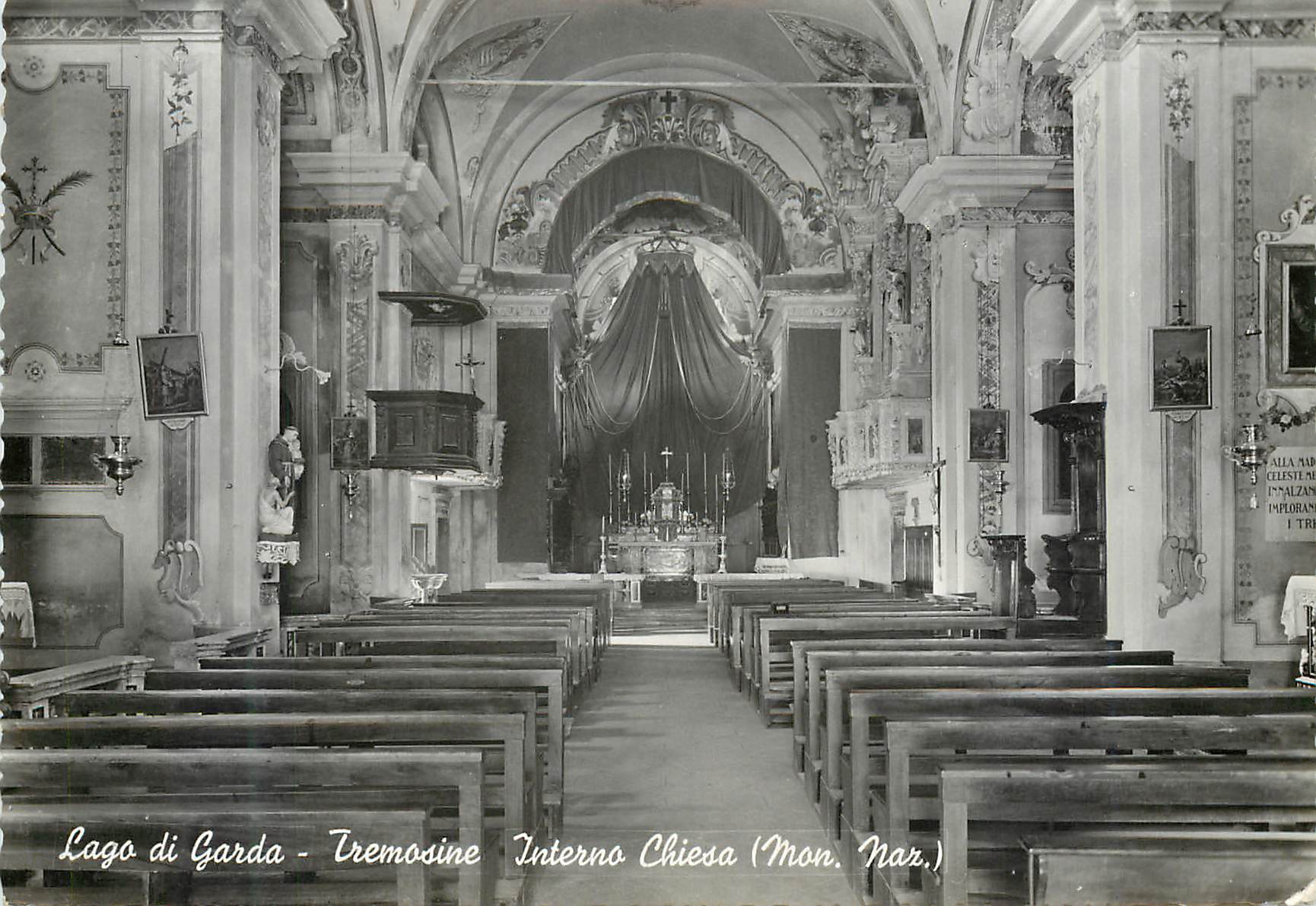 CPM Lago di Garda - Tremosine Interno Chiesa
