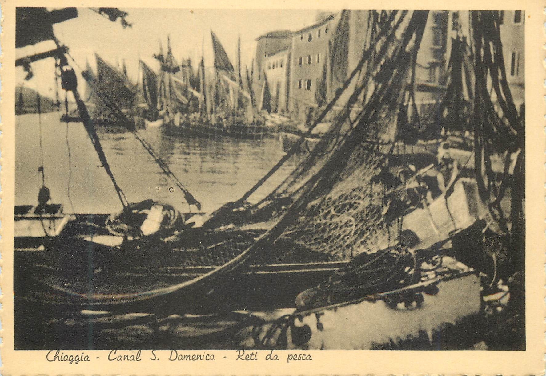 CPM Chioggia - Canal S.Domenico Reti da pesca Bateaux de peche