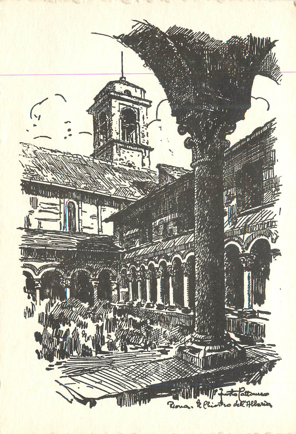 CPM Abbazia di S.Maria di Piona Lecco - Il Chiostro