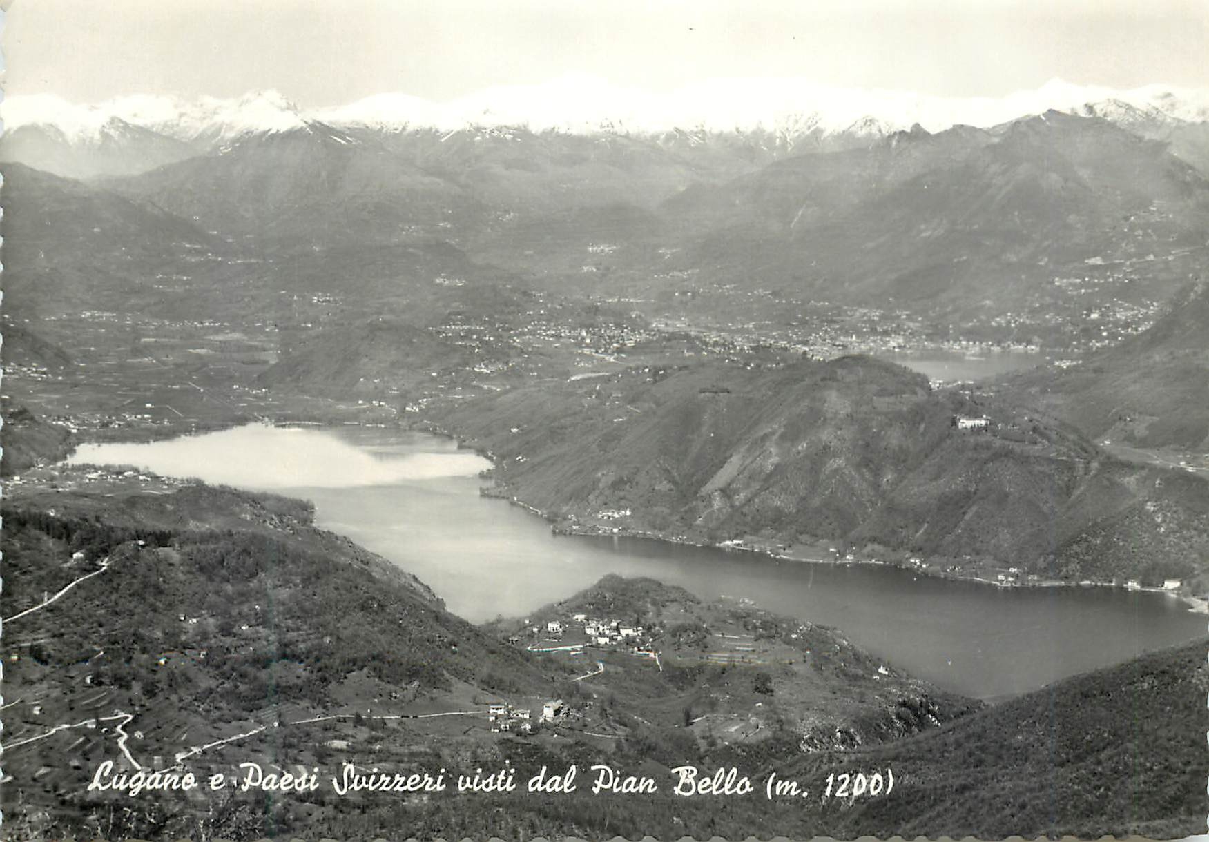 CPM Lugano Ticino e paesi Svizzeri visti dal Pian Bello