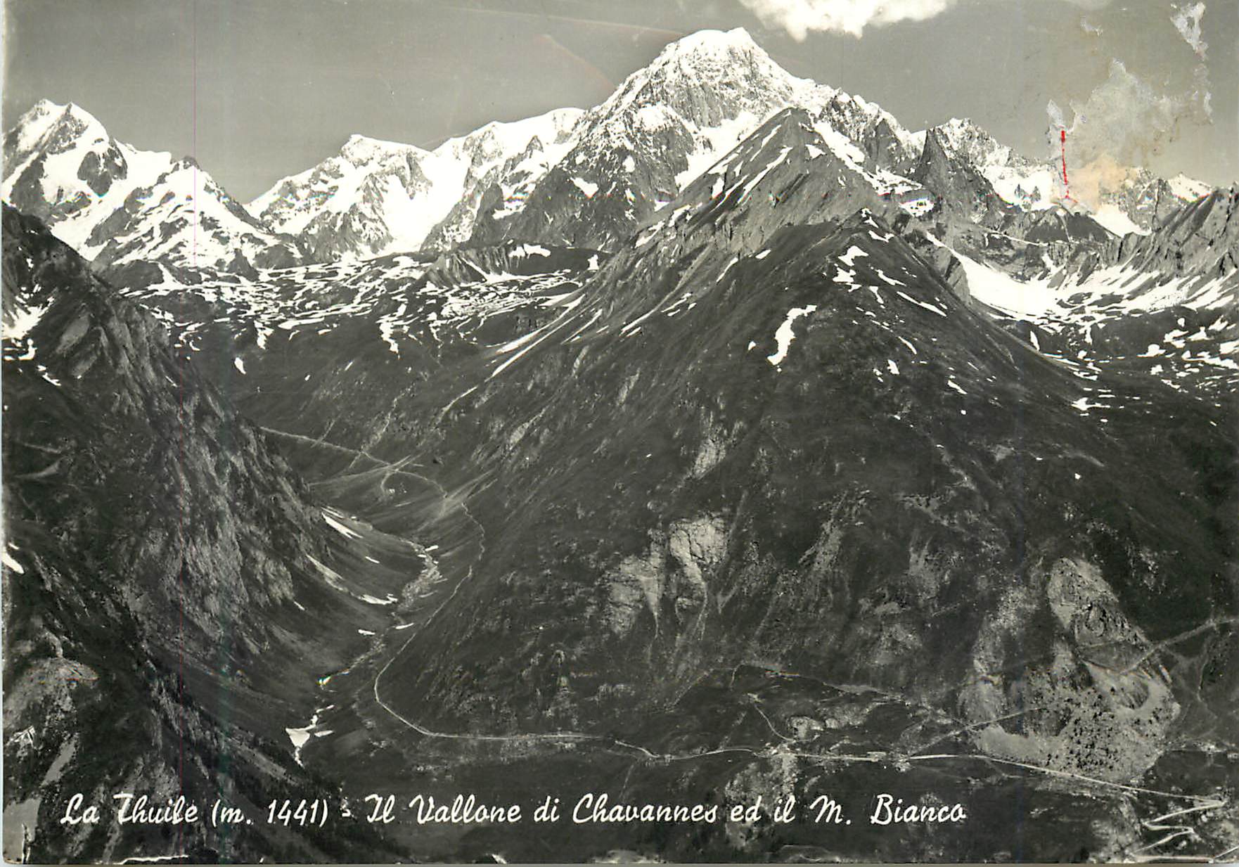 CPM La Thuile Valle d'Aosta - Il Vallone di Chavannes Monte Blanco