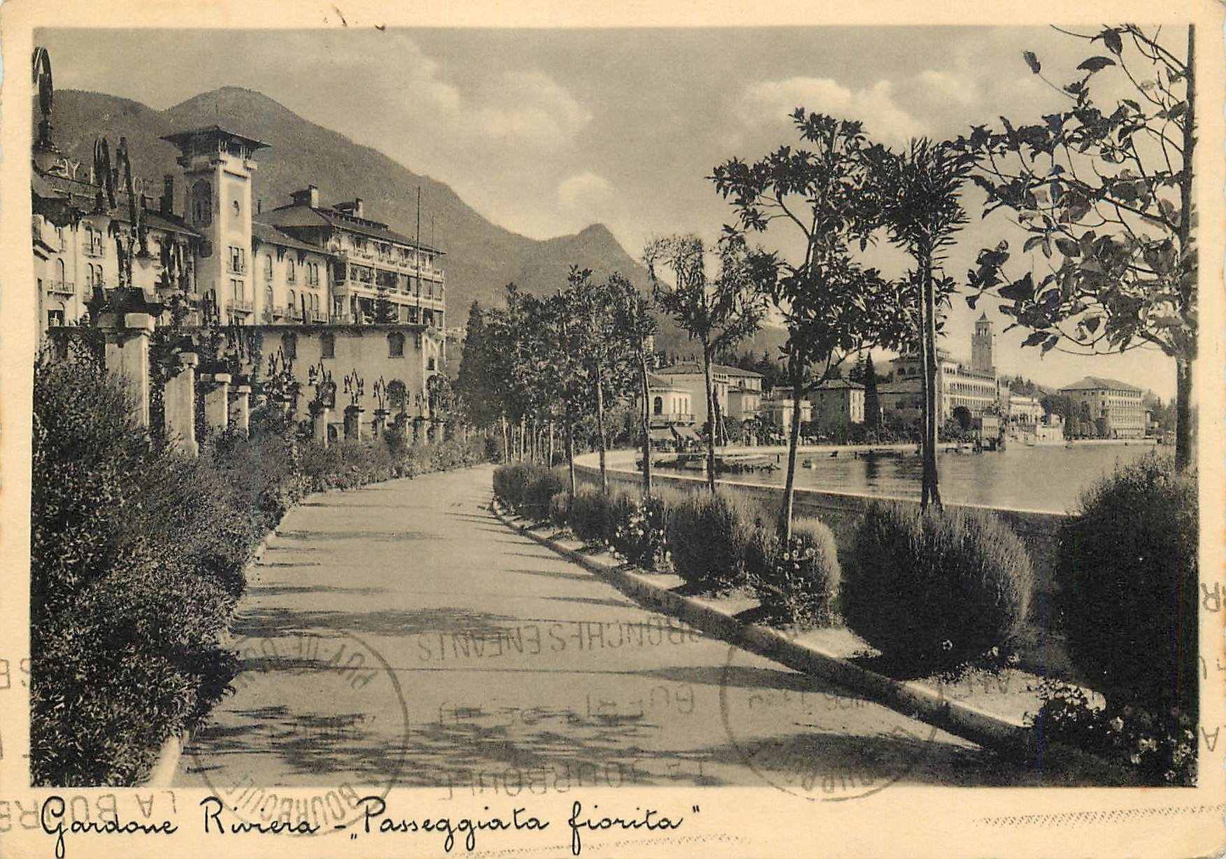 CPM Garaone Riviera Passeggiata Fiorita
