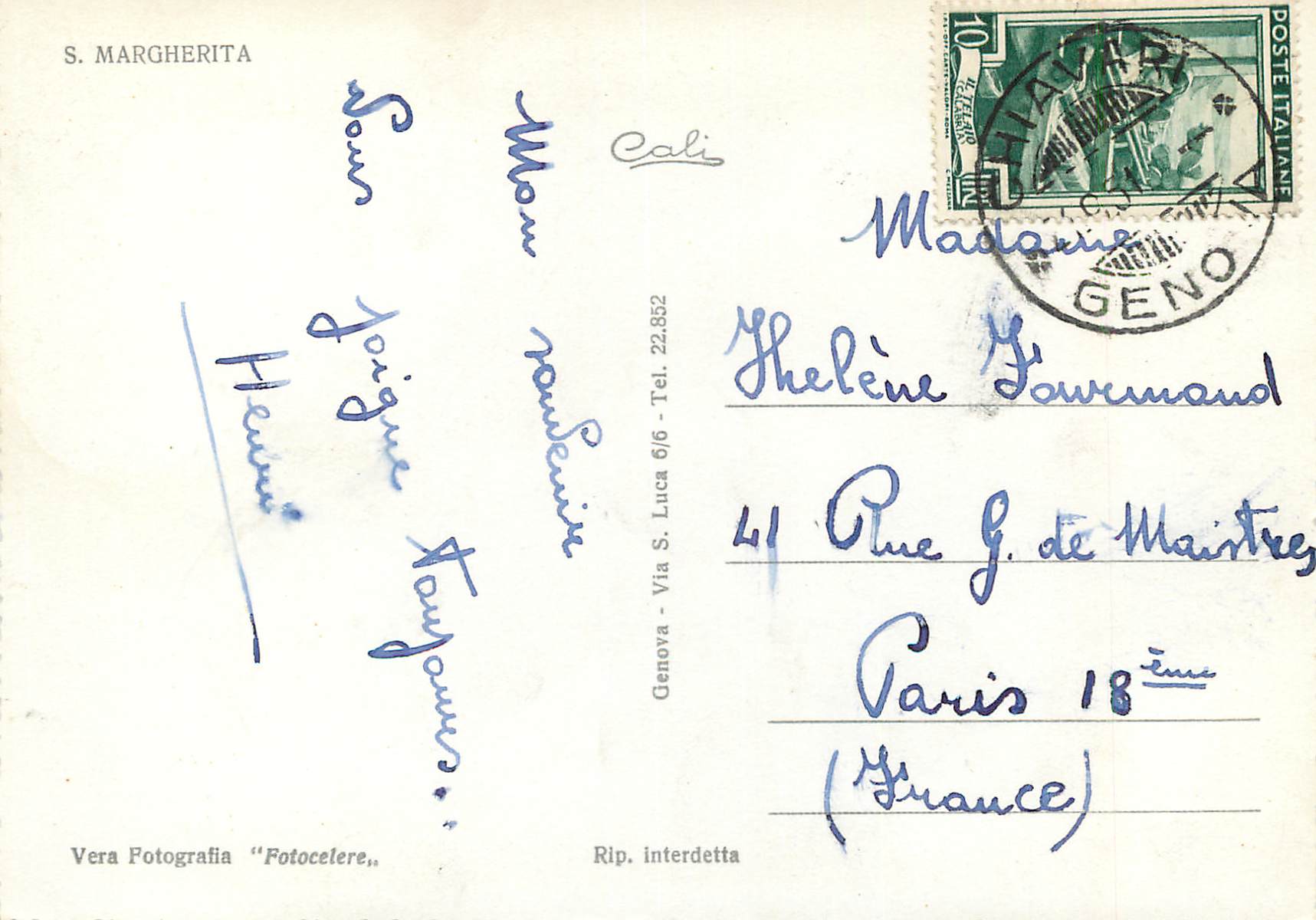 CPM Armonia Della Natura S Margherita — Rückseite
