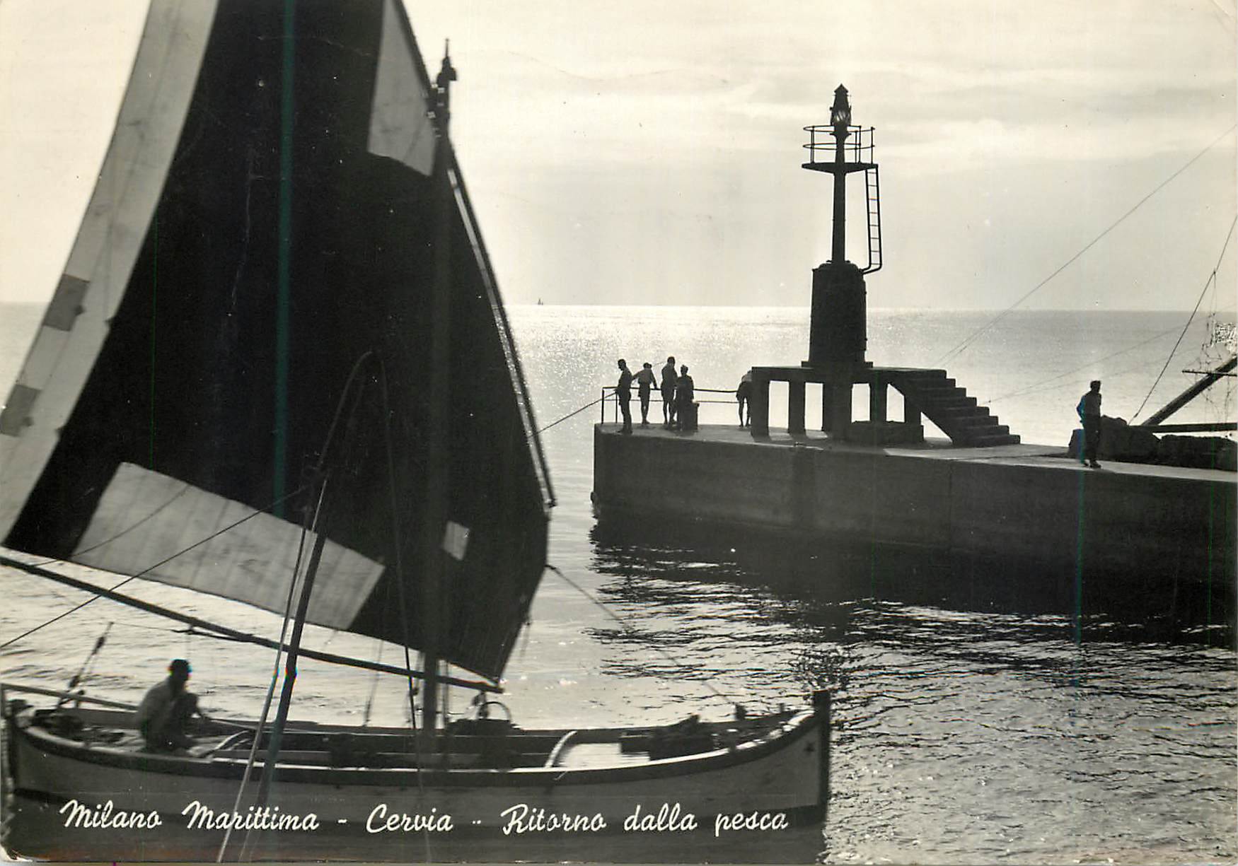 CPM Milano Marittima Cervia Ritorno Dalla Pesca Bateaux